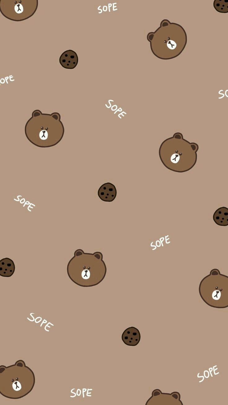 740x1310 Friends Wallpaper Bear Wallpaper Line Friends Brown t. Bear wallpaper, Cute cartoon wallpaper, Kawaii wallpaper, Phone