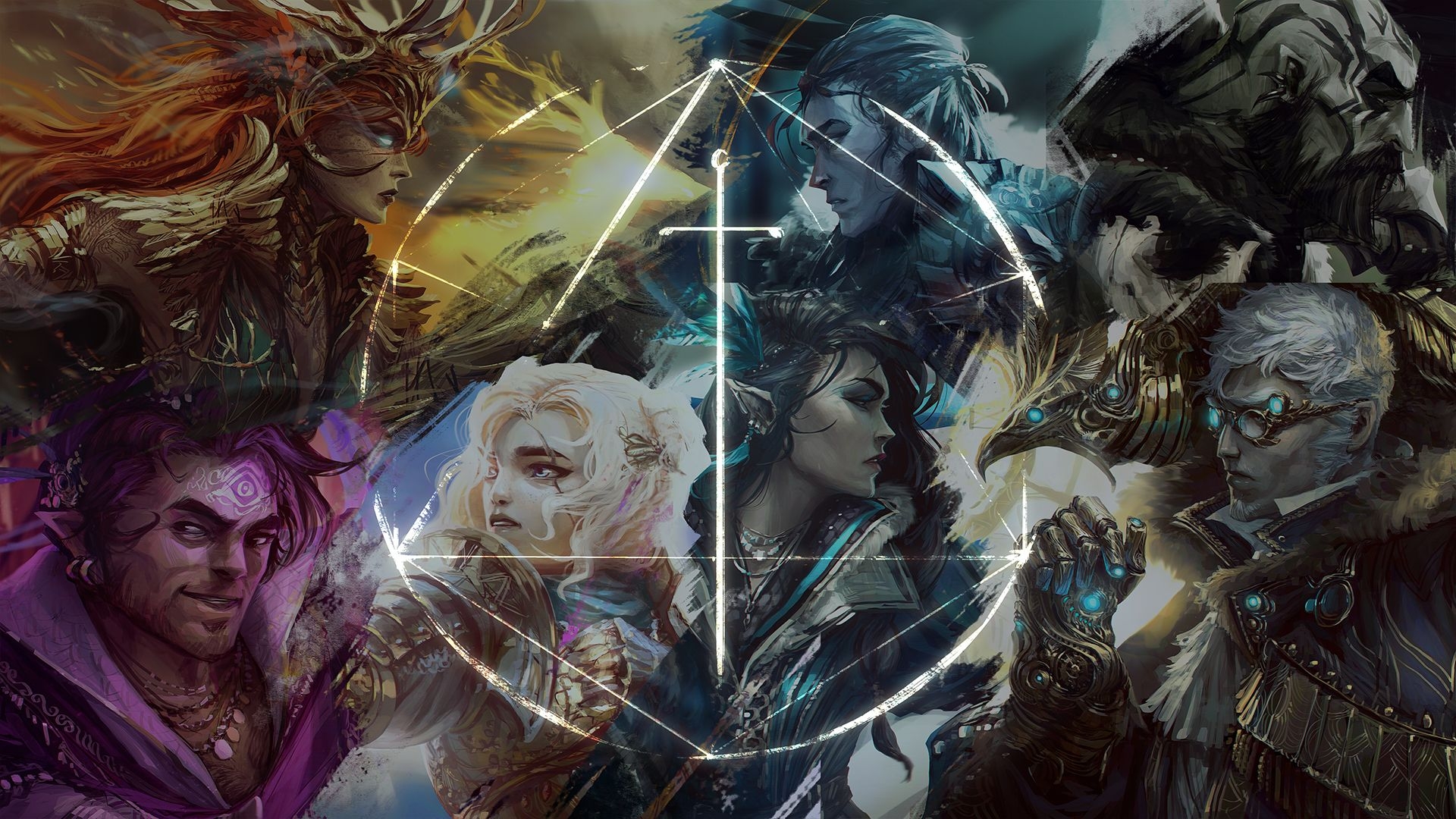 1920x1080 Vox Machina Collage! - Critical role fan art, Critical role, Dungeons and dragons, Desktop