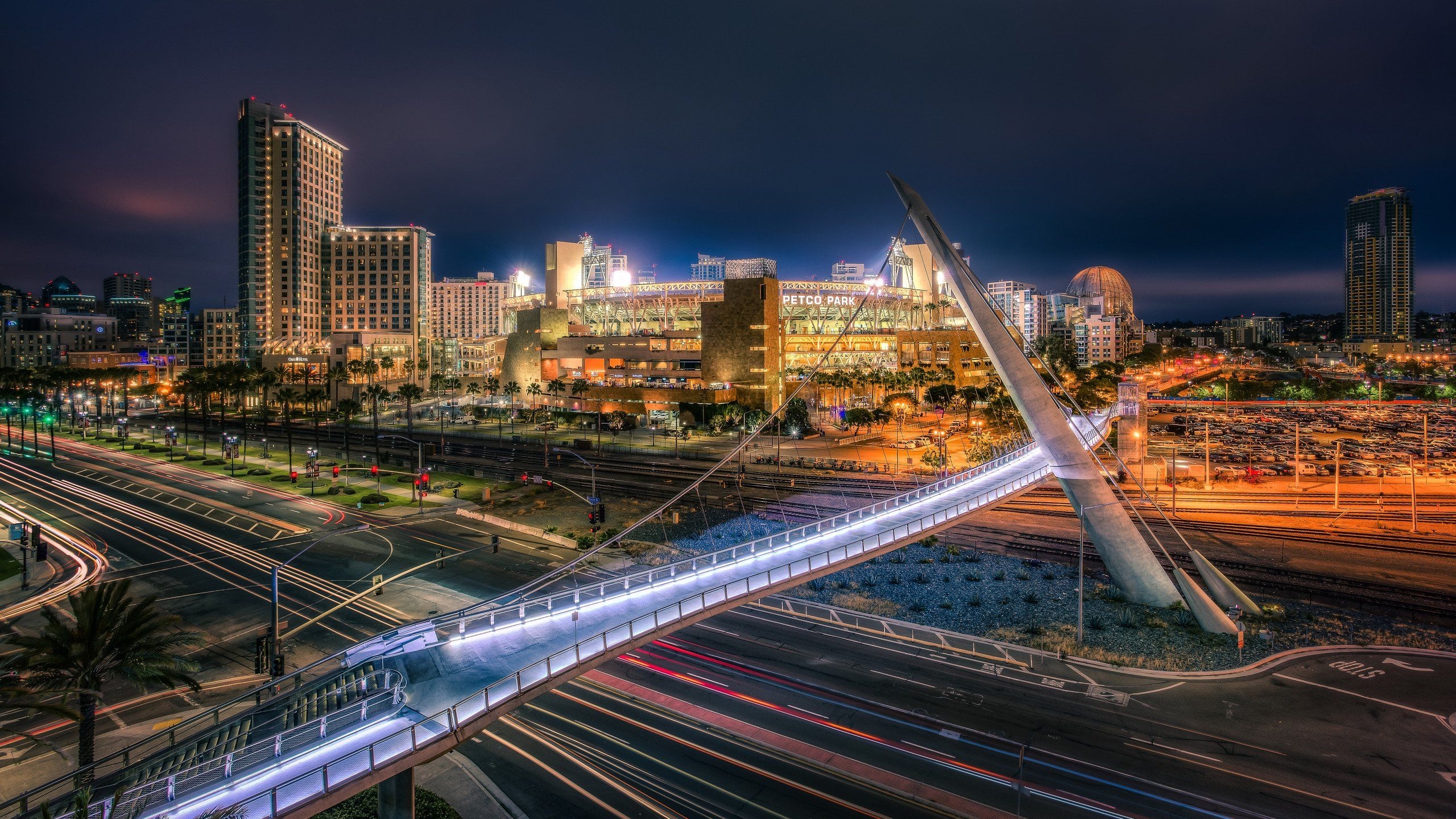 2560x1440 Stunning View of Petco Park San Diego California USA HD wallpaper, Desktop