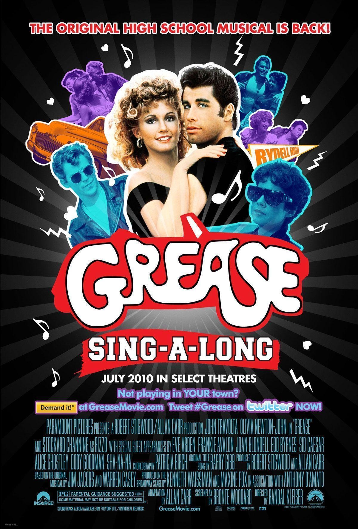 1200x1780 All Movie Posters And Prints For Grease Sing A Long, Phone