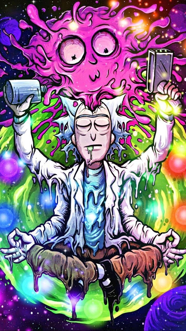 720x1280 Rick And Morty Wallpaper Drip, Phone