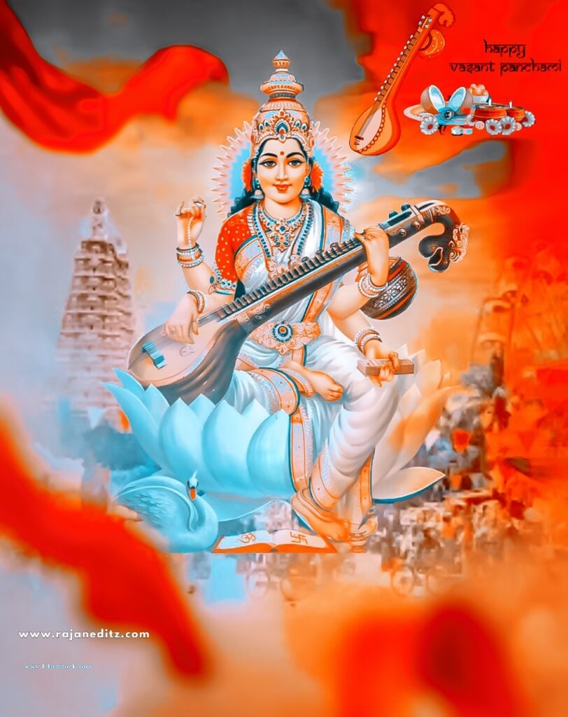 820x1030 Saraswati puja photo editing background, Phone