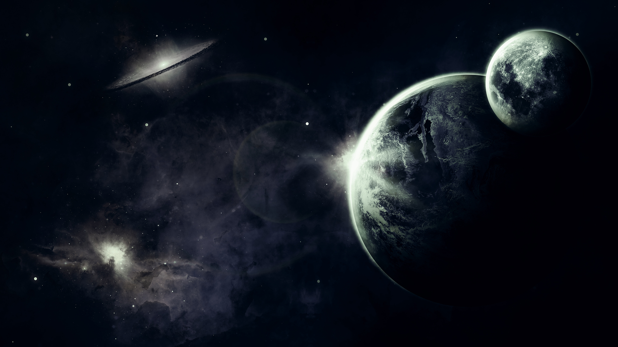 2560x1440 Dark Space 2K Wallpaper x 1440 px, Desktop