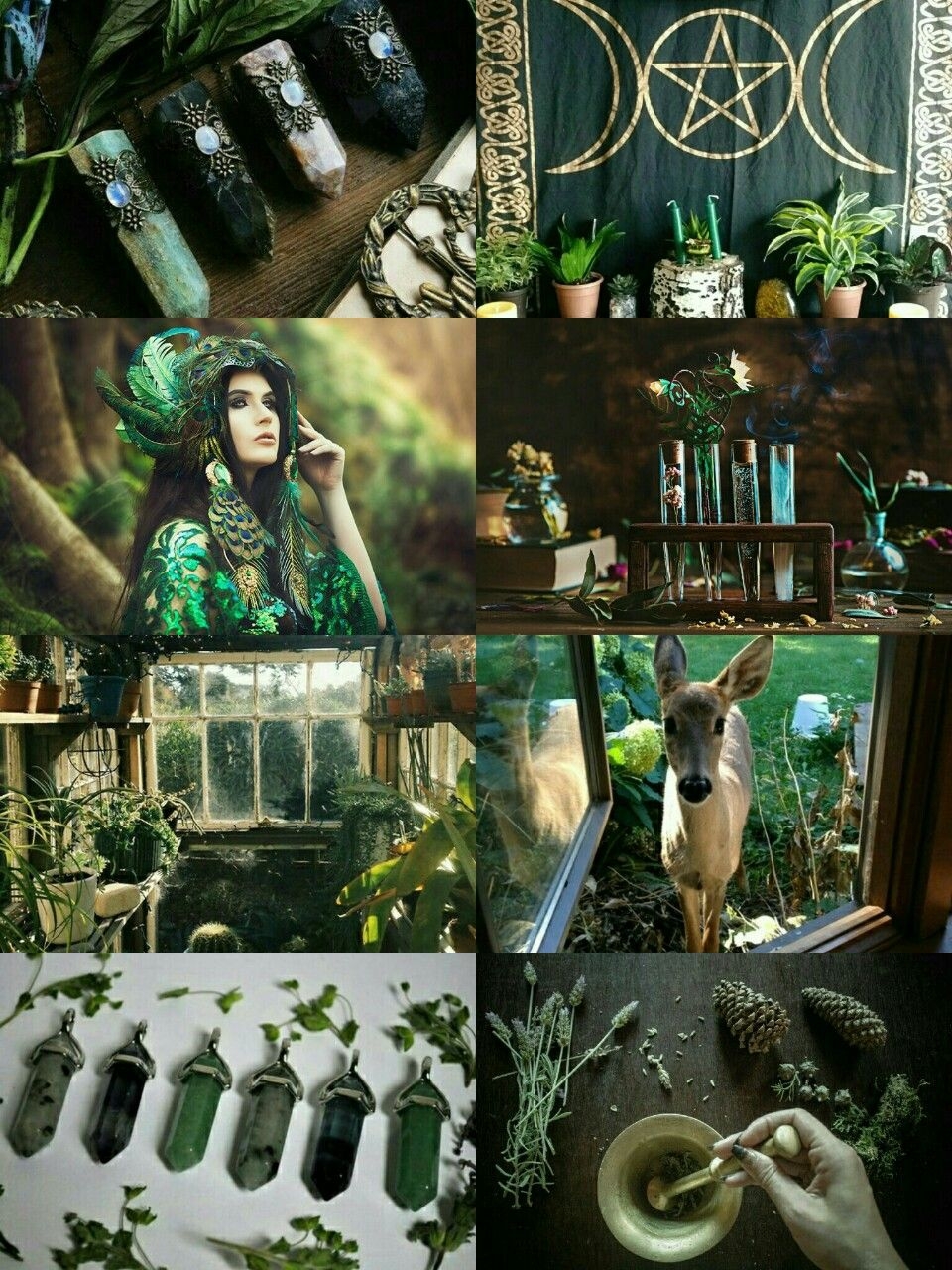 960x1280 demoniclour: “Green Witch aesthetic ”. Witch aesthetic, Green witch aesthetic, Nature witch, Phone