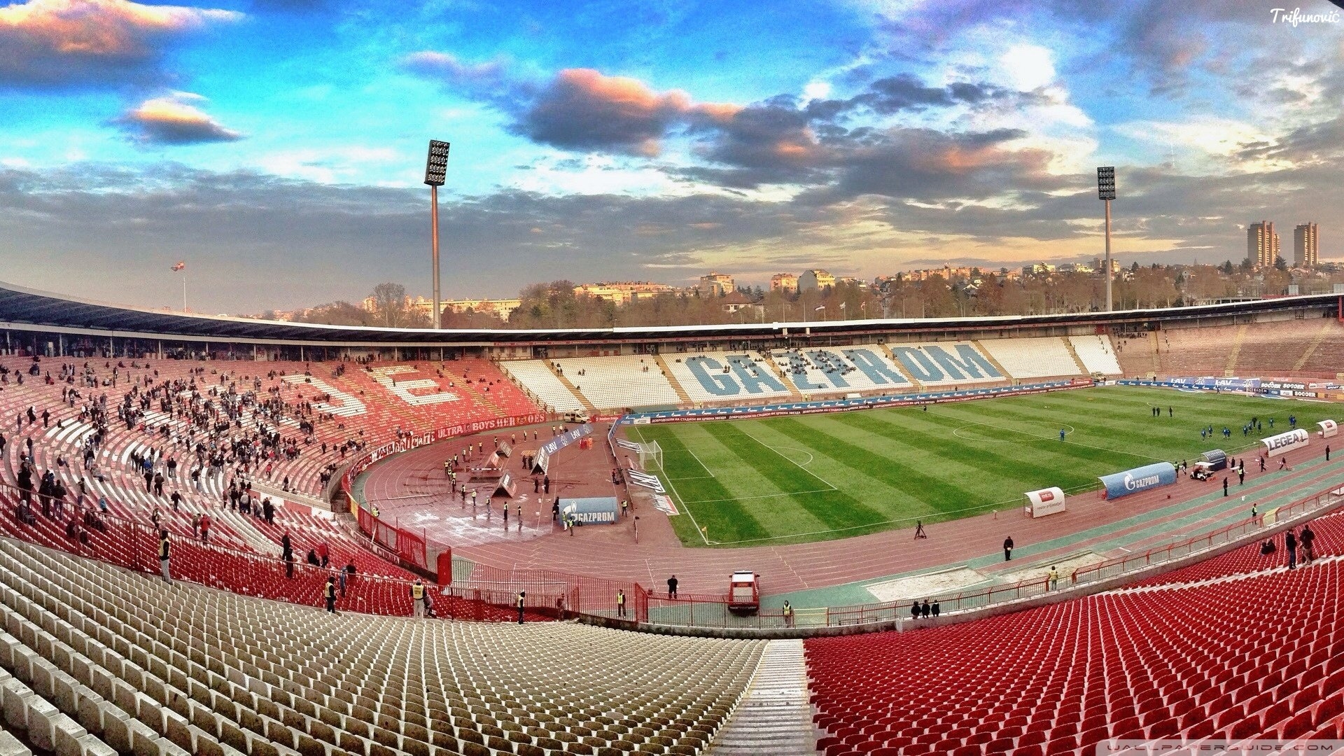 1920x1080 Red Star Belgrade Stadium HDR ❤ 4K HD Desktop Wallpaper, Desktop