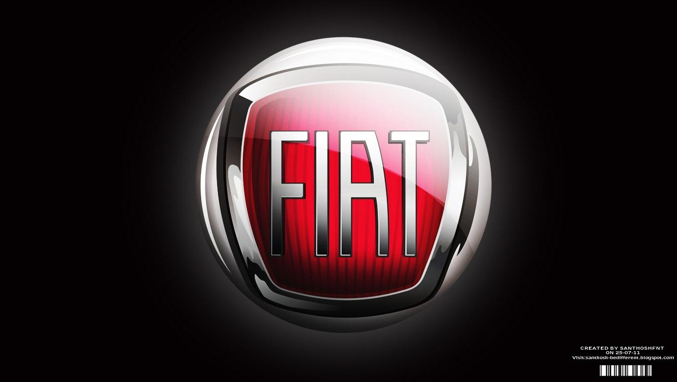 1360x770 3D Fiat Logo Picture, Desktop