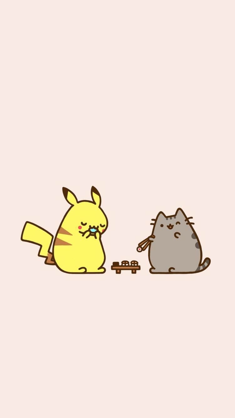 750x1340 Pokemon Pusheen Wallpaper Free Pokemon Pusheen Background, Phone