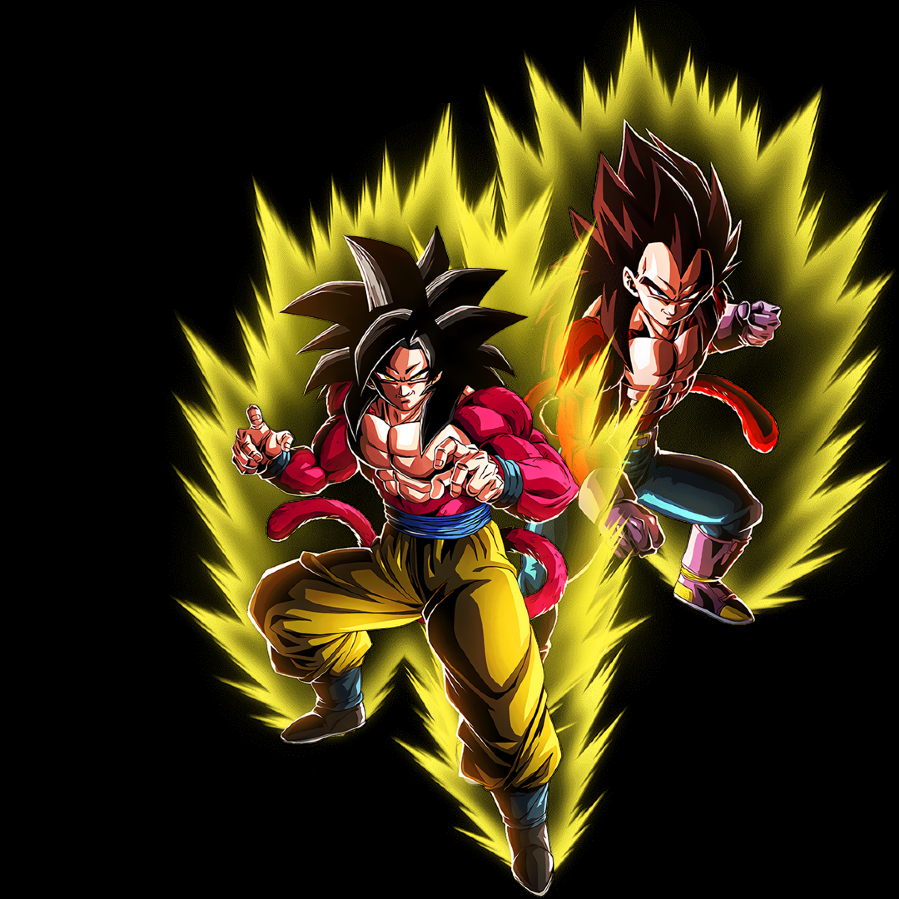 2940x2940 Goku Ssj4 Wallpaper 4k E Vegeta Wallpaper 4k Wallpaper & Background Download, Phone