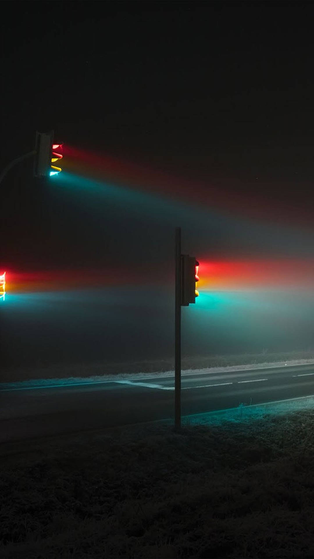 1080x1920 Download Street Lights Oled iPhone Wallpaper, Phone