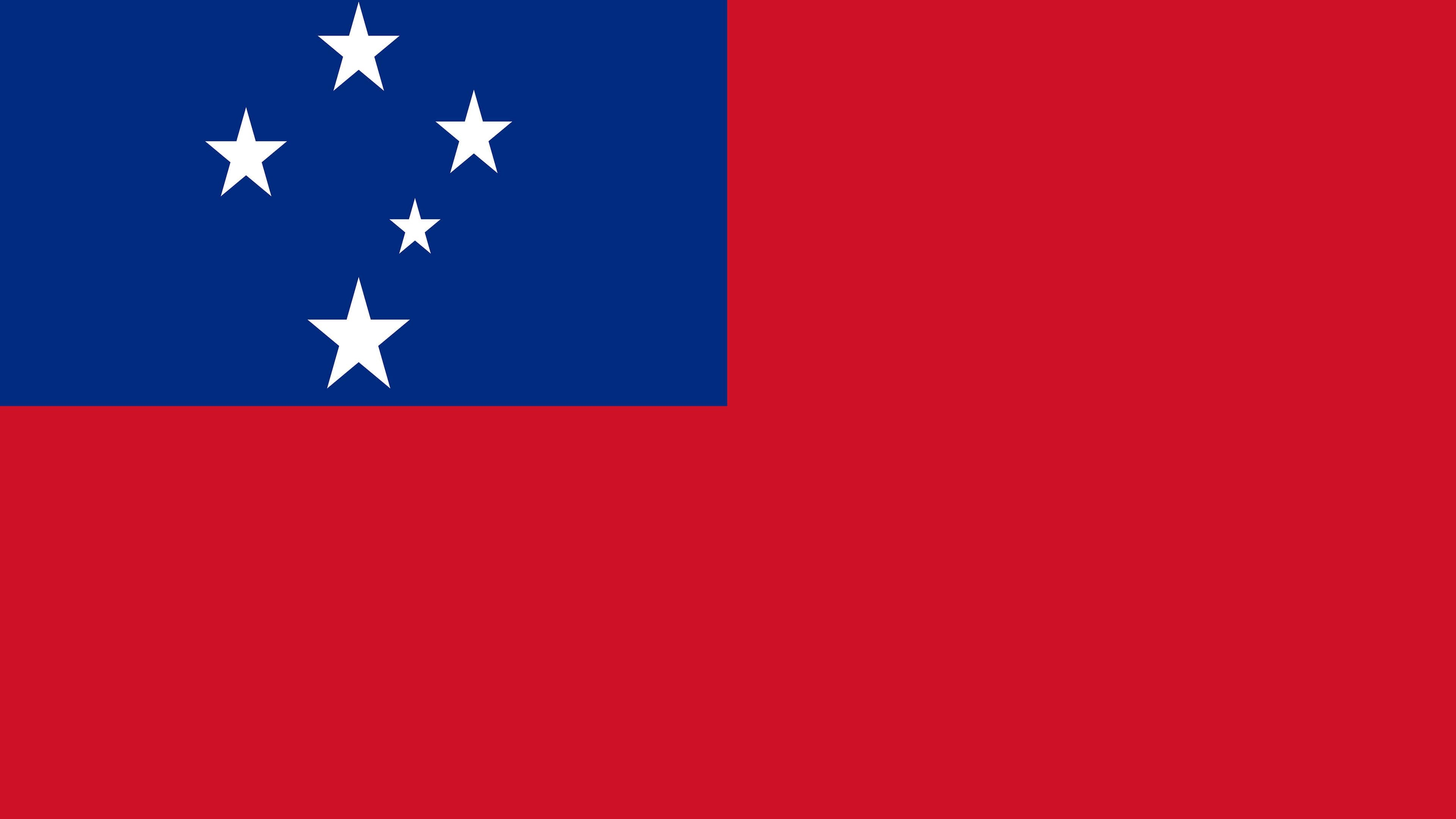 3840x2160 Samoa Flag UHD 4K Wallpaper, Desktop