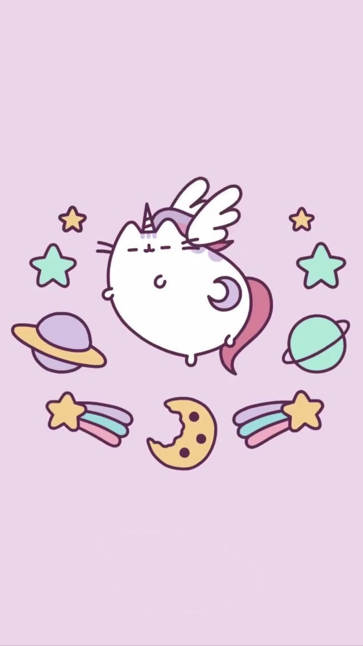 740x1310 ♡ Tapety Kawaii ♡ - ♡ Pusheen ♡. Pusheen cute, Pusheen cat, Pusheen unicorn, Phone