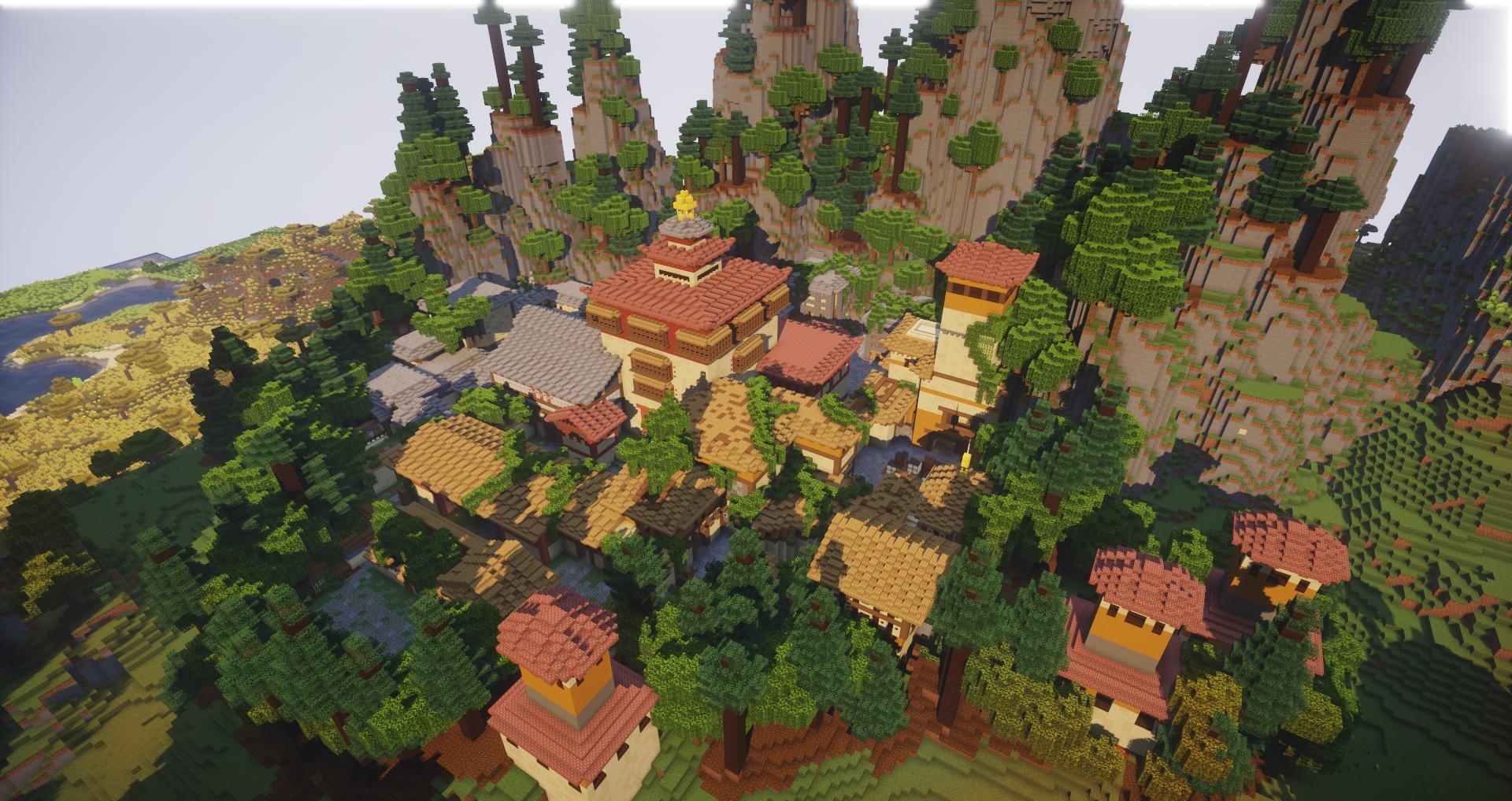 1920x1020 Valorant map Haven in Minecraft, Desktop