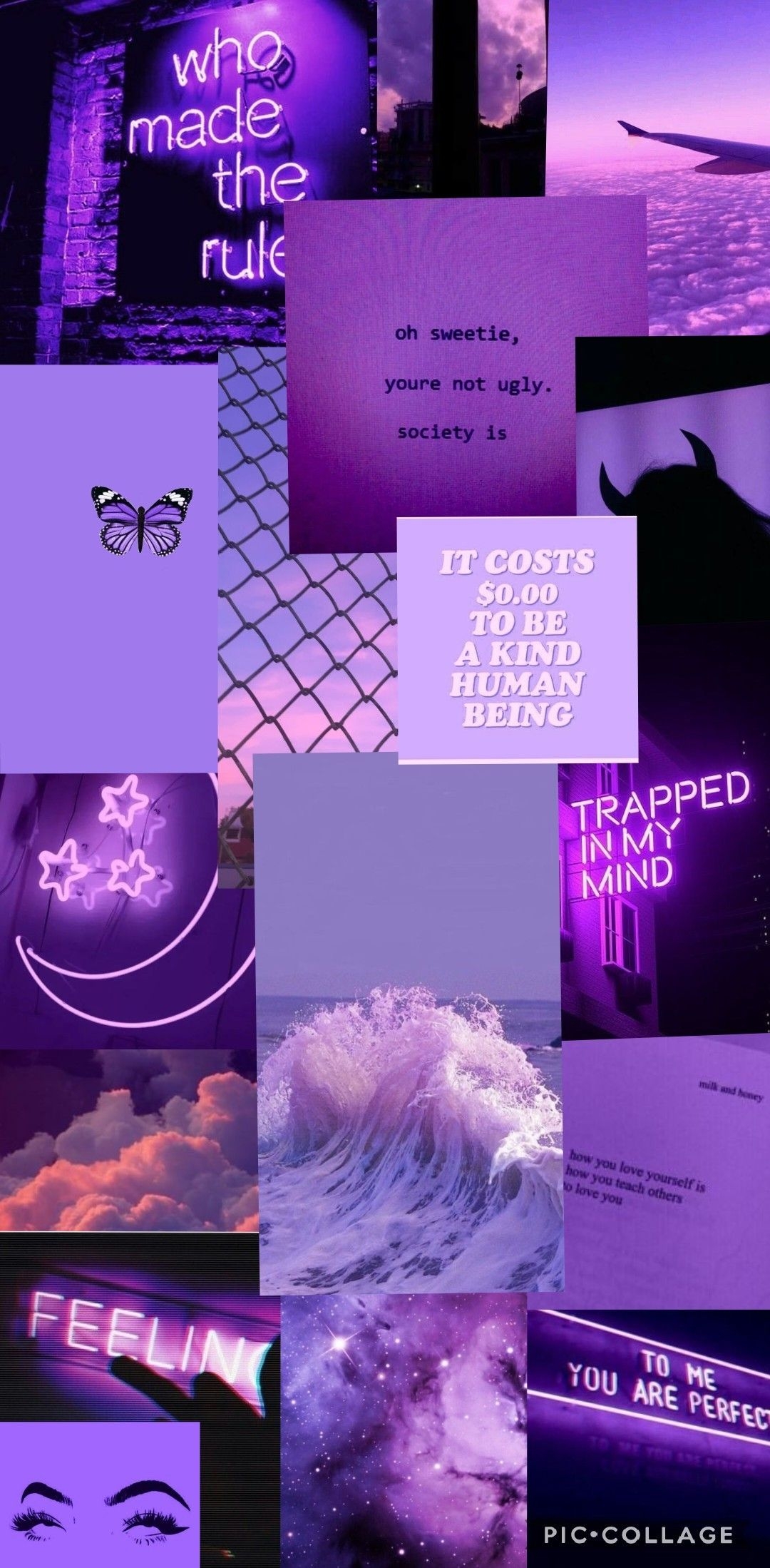 1080x2200 Purple Aesthetic Wallpaper Collage. Aesthetic wallpaper, Purple aesthetic, Aesthetic pastel wallpaper, Phone