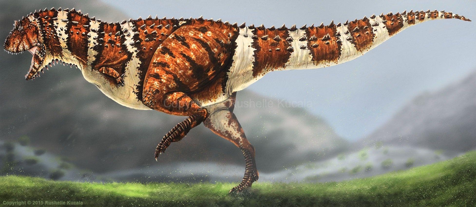 1960x850 Carnotaurus Dinosaur Wallpaper, Dual Screen