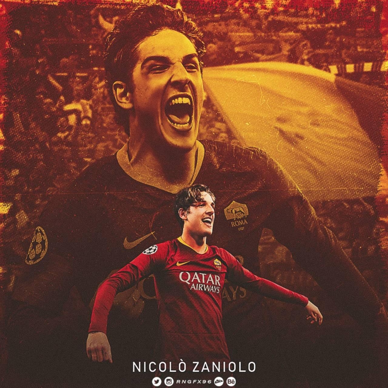 1280x1280 Nicolo Zaniolo Wallpaper, Phone