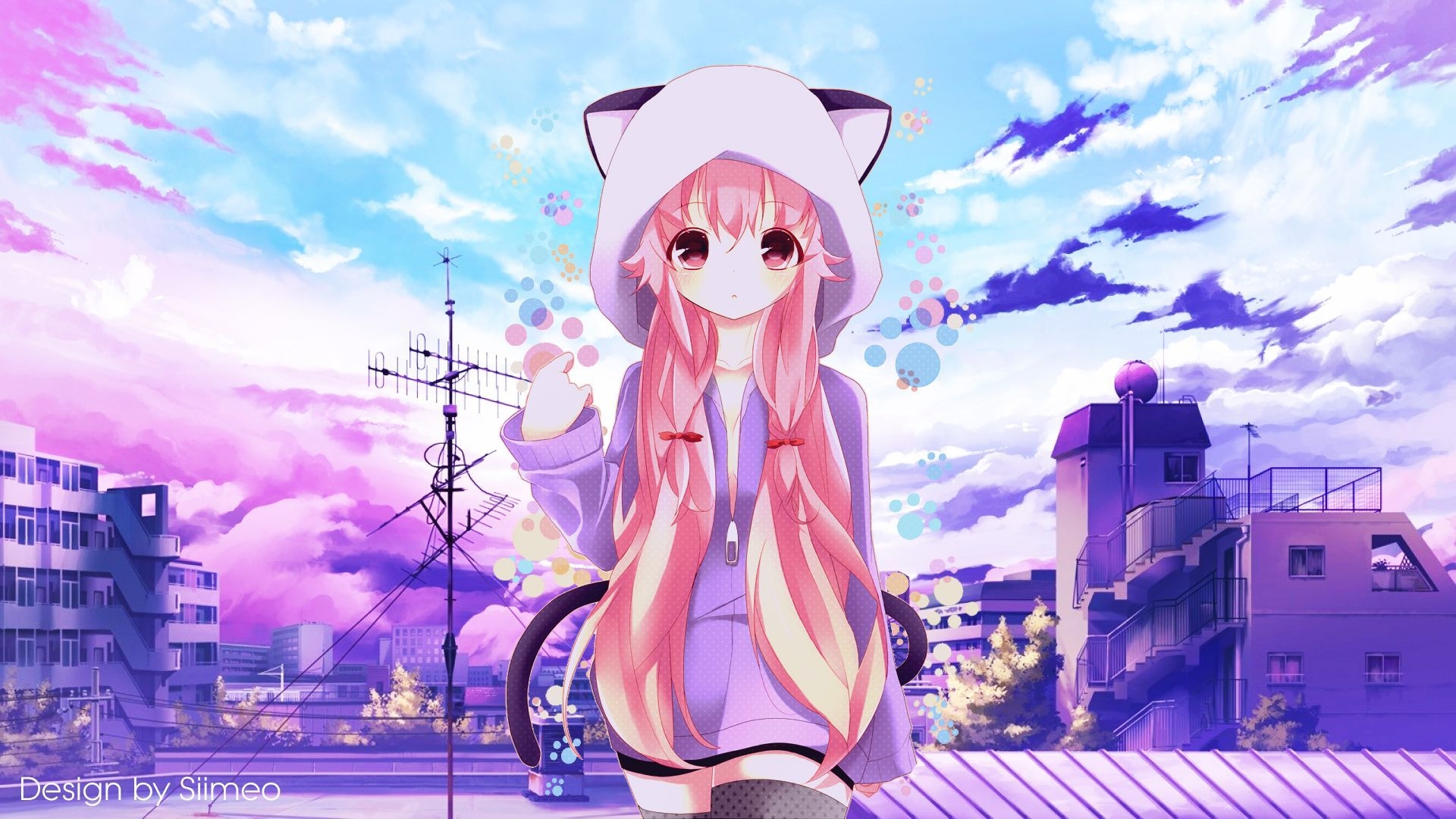 1920x1080 Pink Anime Wallpaper Free Pink Anime Background, Desktop