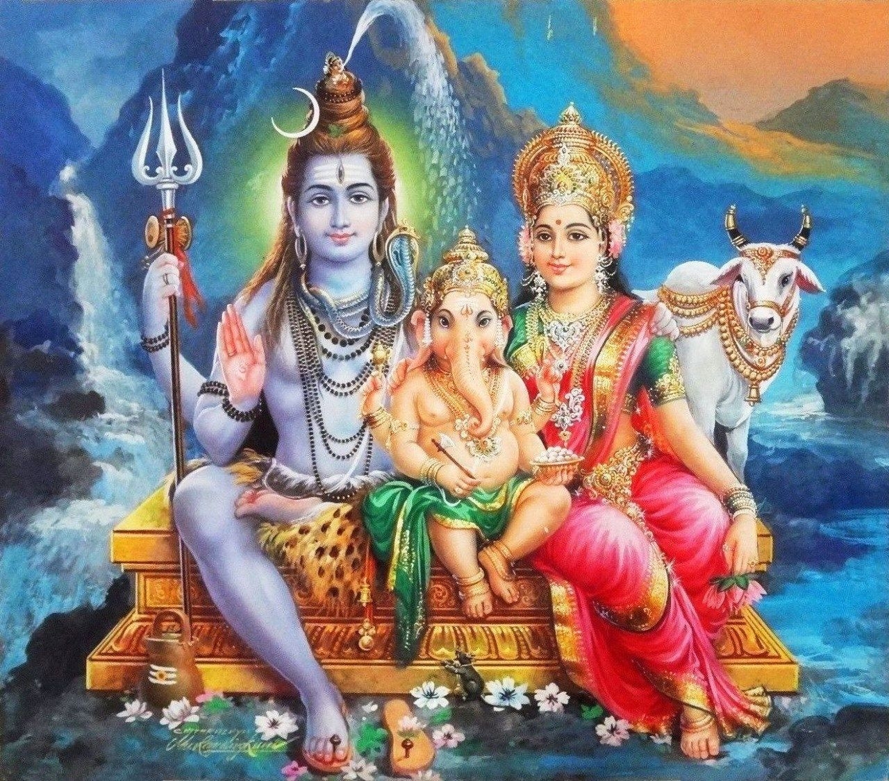 1280x1130 Shiva Ganesh Image 1, Desktop