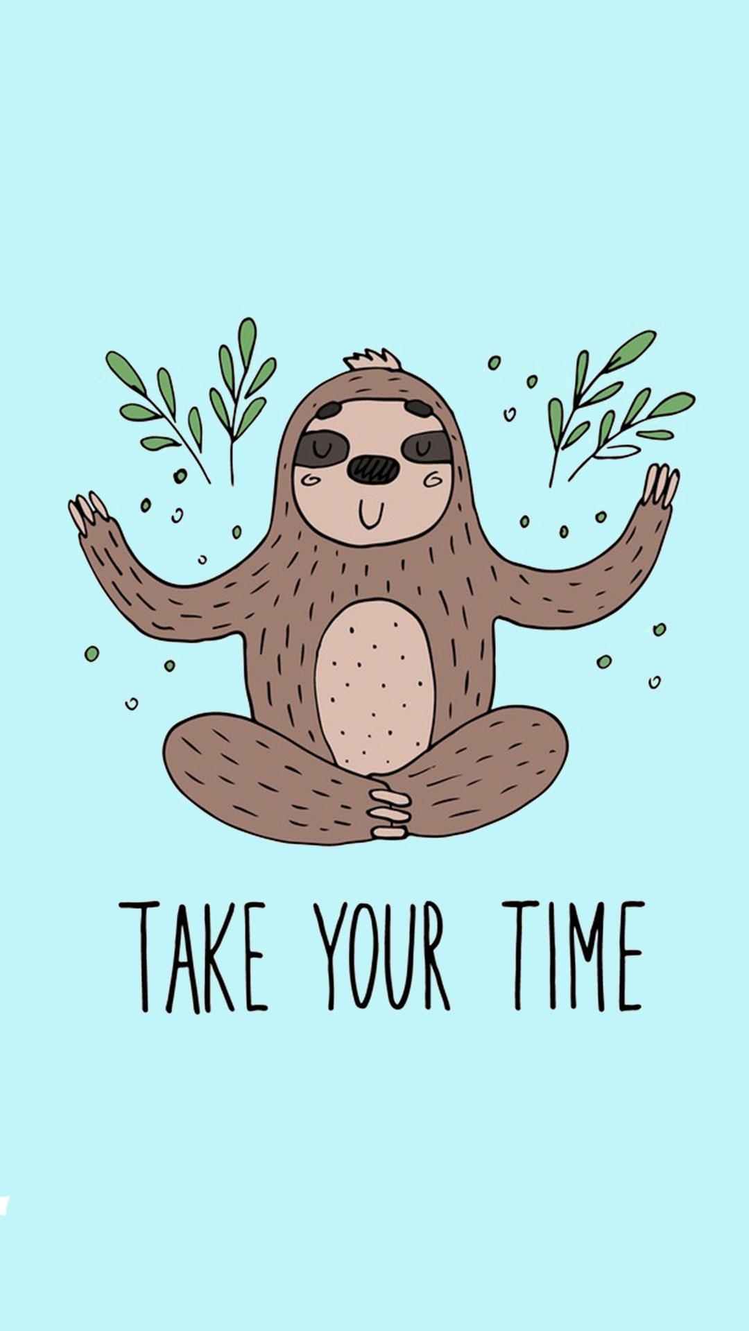 1080x1920 Cute Sloth Wallpaper Free Cute Sloth Background, Phone