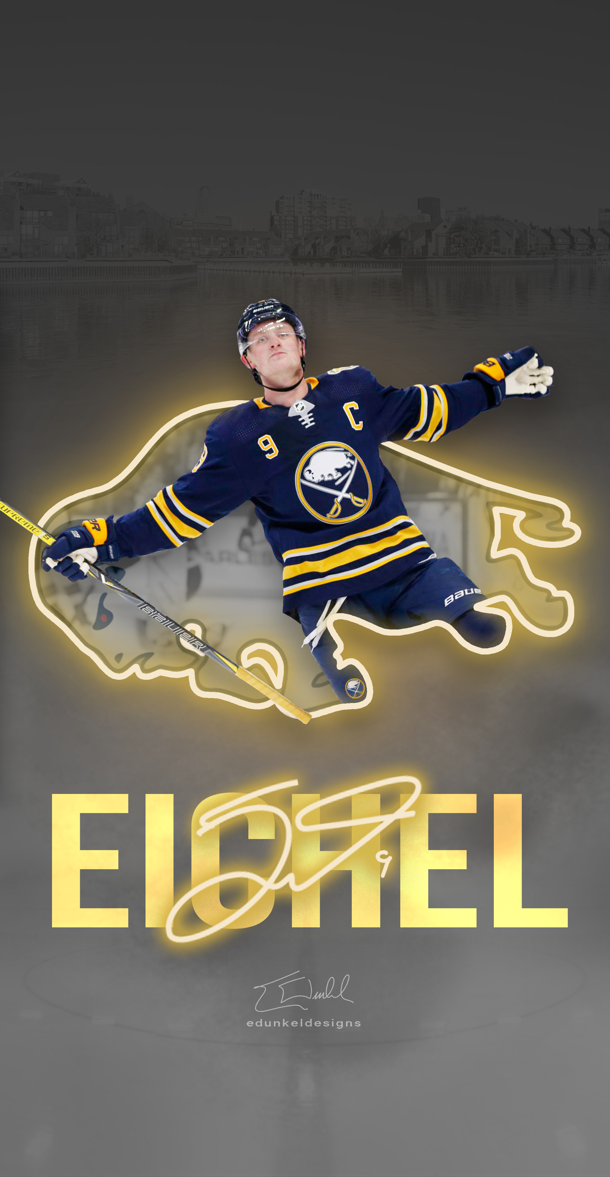 2100x4050 Jack Eichel Wallpaper v2, sabresreddit.com, Phone