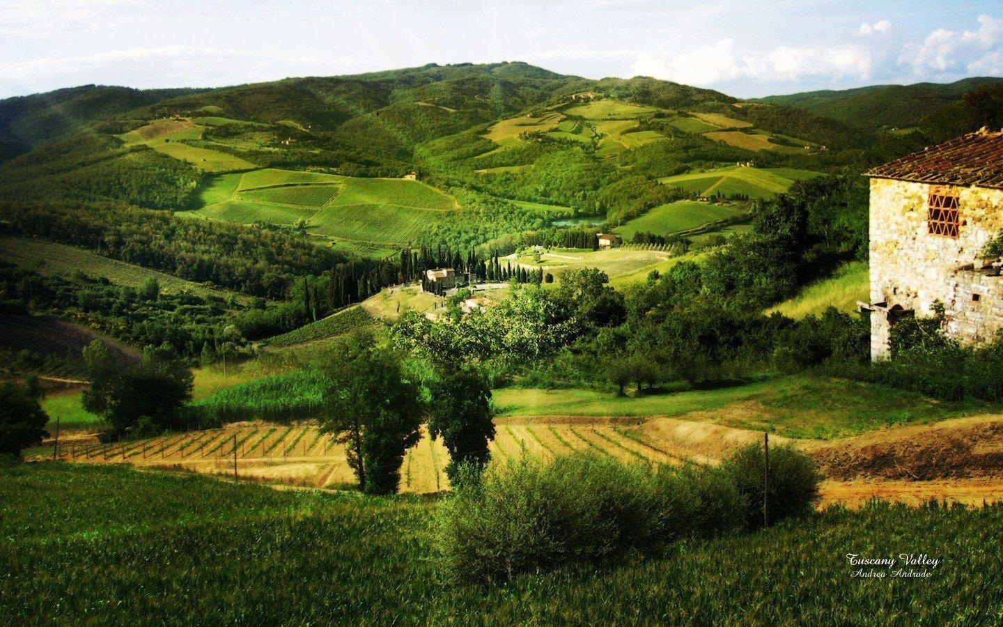 1440x900 Tuscany Wallpaper Free Colorful / Wallpaper Nature 81374 high, Desktop