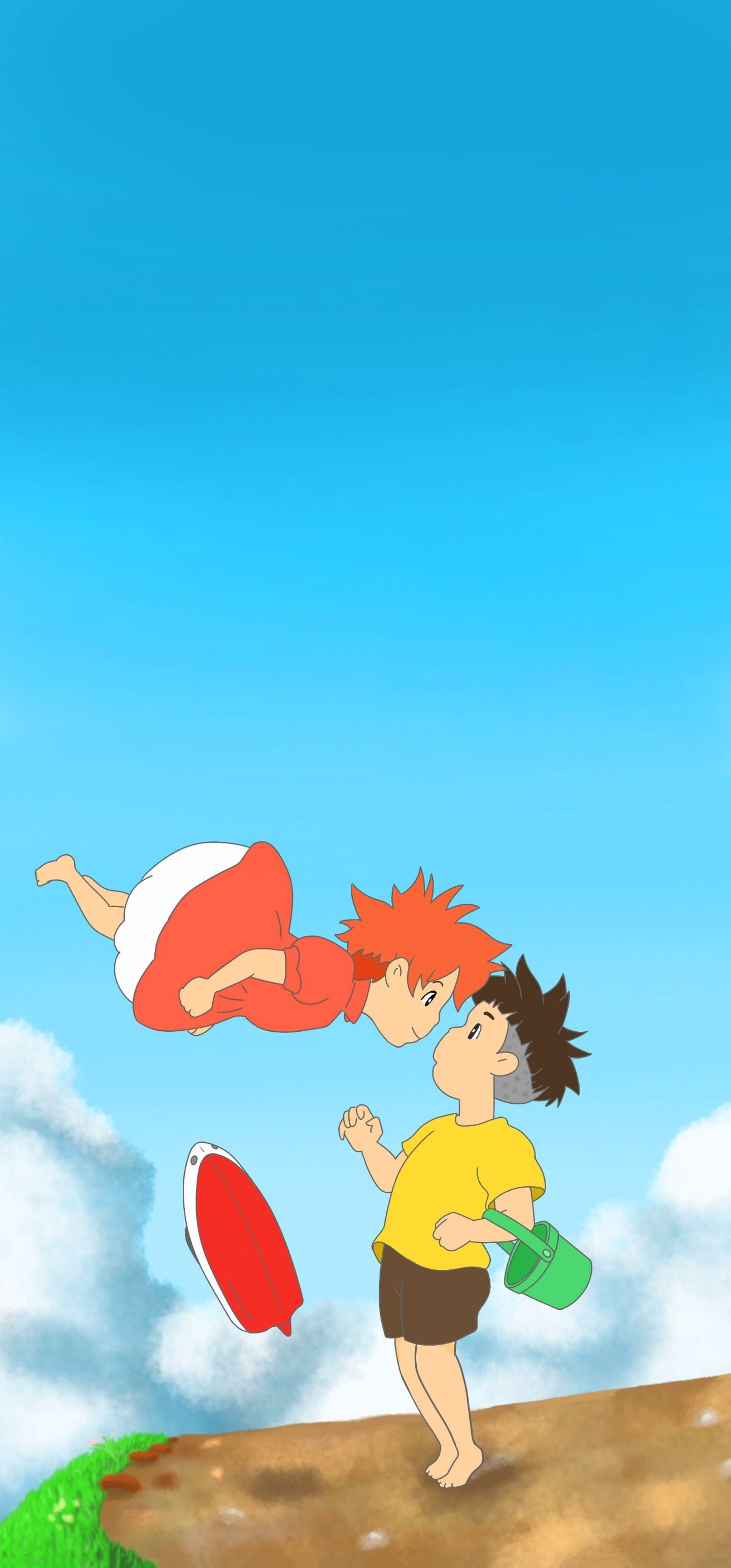 1440x3090 Ponyo Wallpaper. Ponyo, Ponyo anime, Anime, Phone