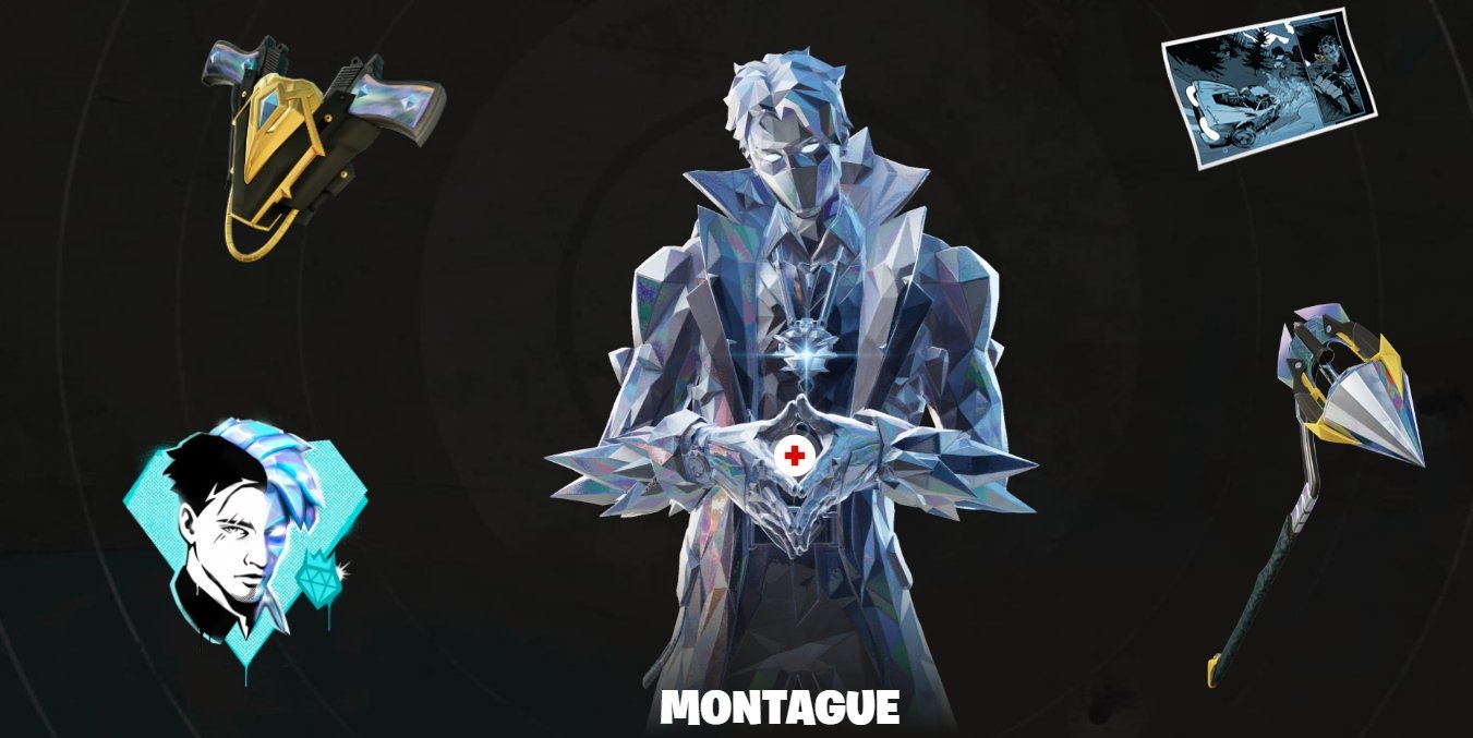 1360x680 Montague Fortnite wallpaper, Dual Screen