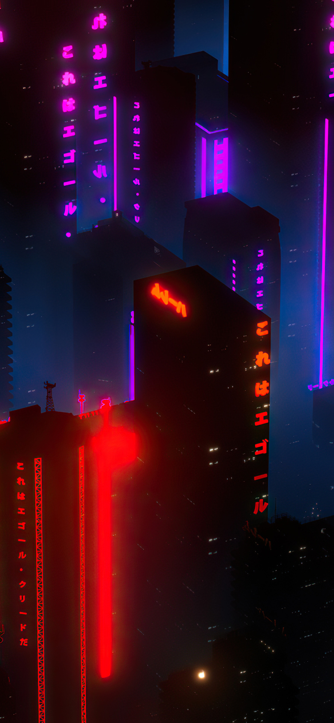 1130x2440 Neon City Buildings 4k iPhone XS, iPhone iPhone X HD 4k Wallpaper, Image, Background, Photo and Picture, Phone