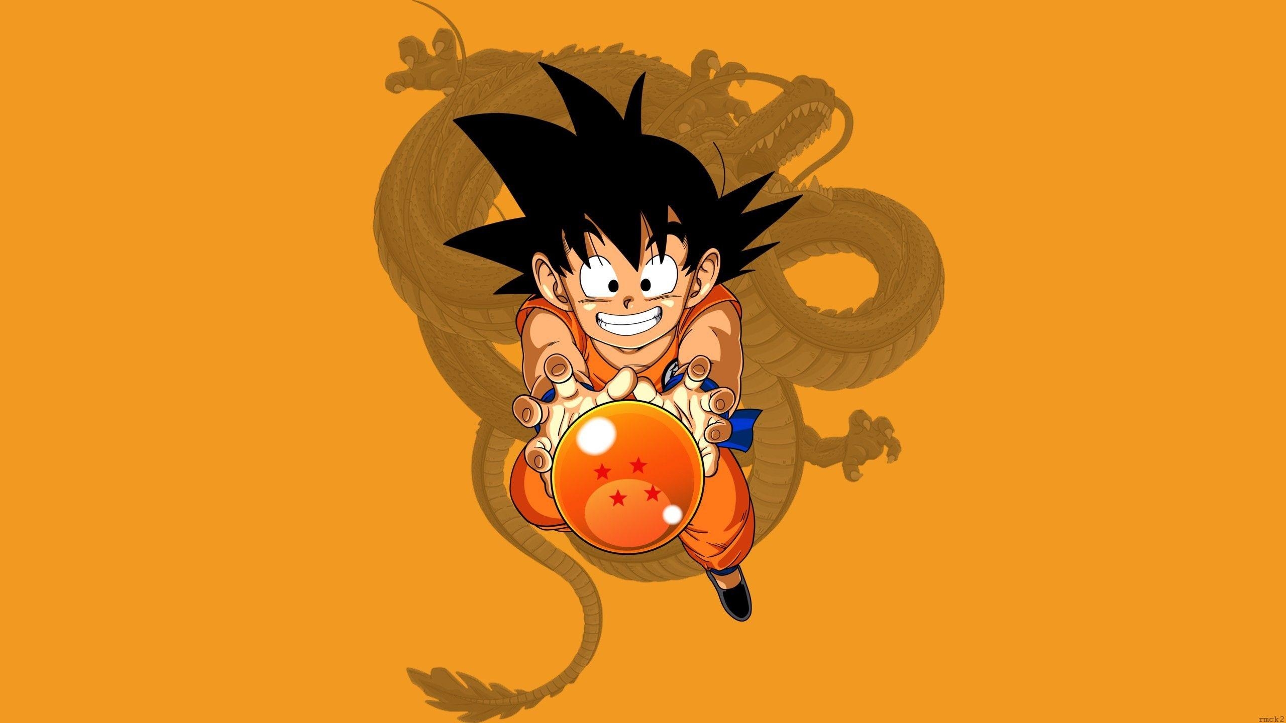 2560x1440 Kid Goku Dragon Ball Z Wallpaper, HD Anime 4K Wallpaper, Desktop