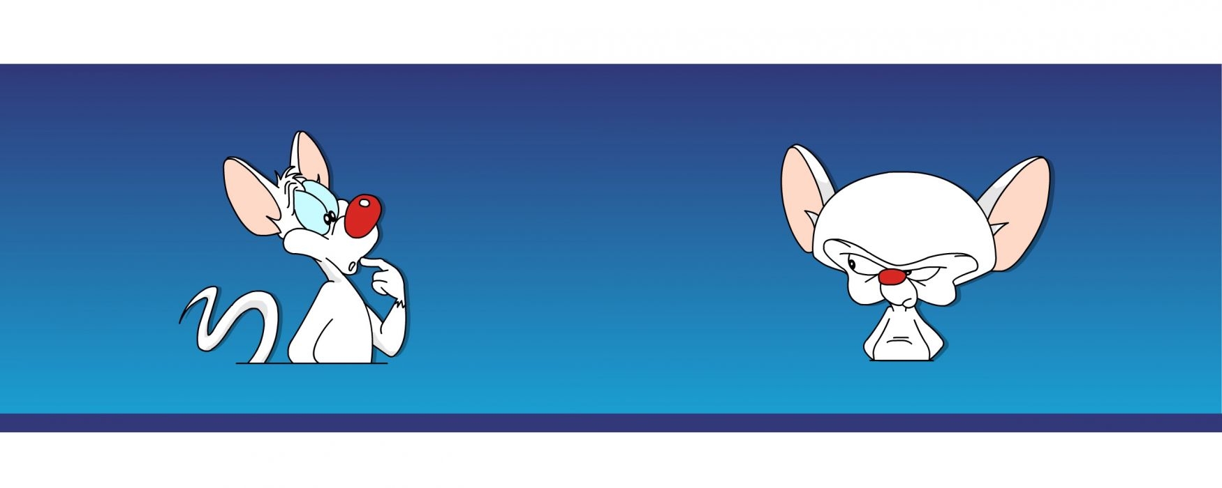 1750x700 Pinky & The Brain wallpaperx1024, Dual Screen