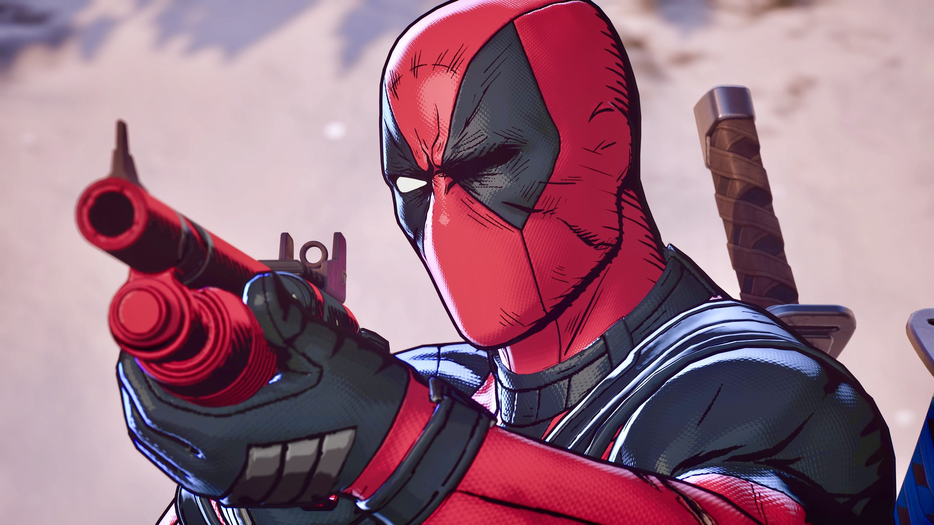 3840x2160 Deadpool (Pen & Ink) Fortnite wallpaper, Desktop