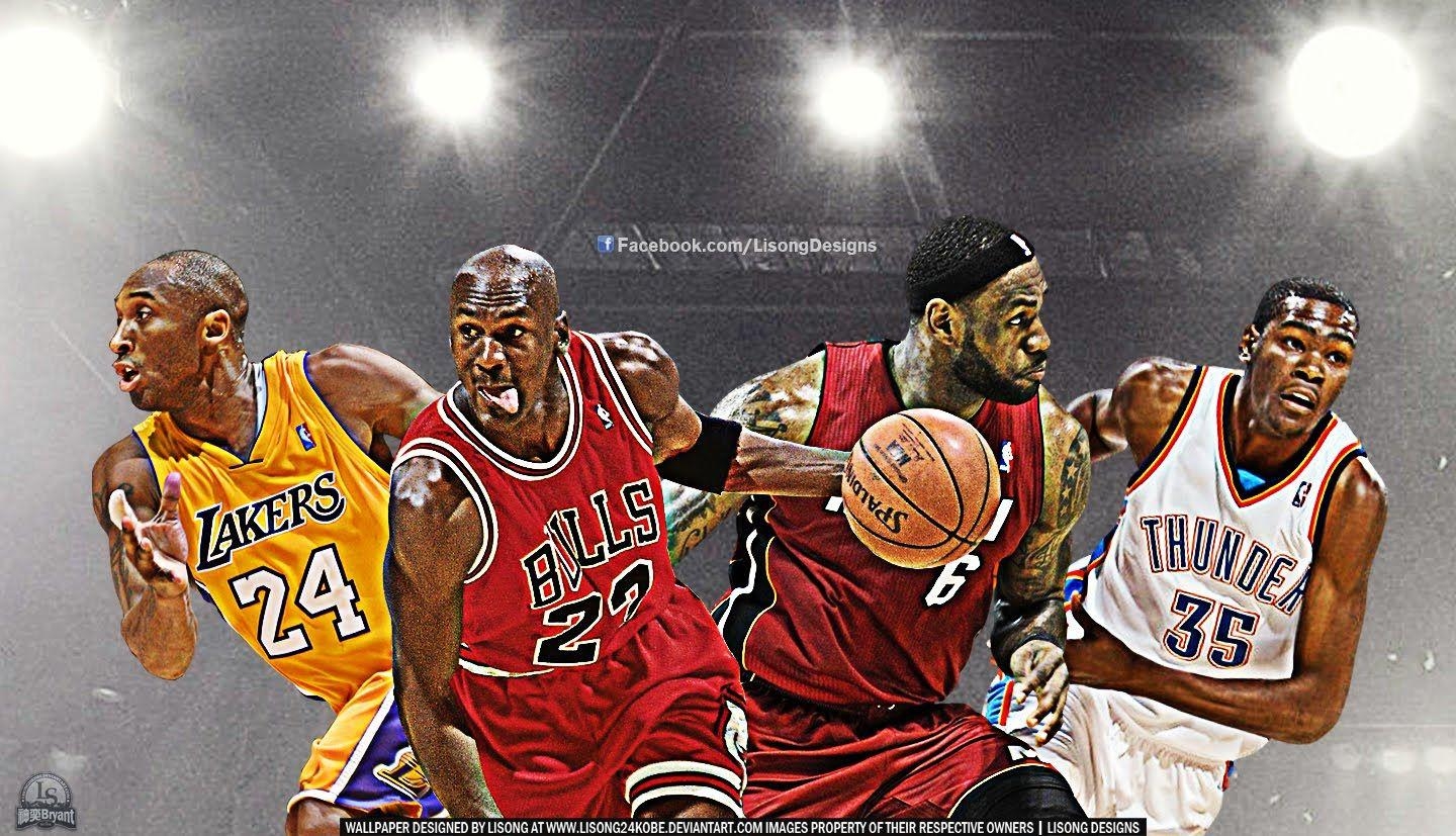 1440x830 Kobe and Michael Jordan Vs Lebron James and Kevin Durant NBA 2K15, Desktop