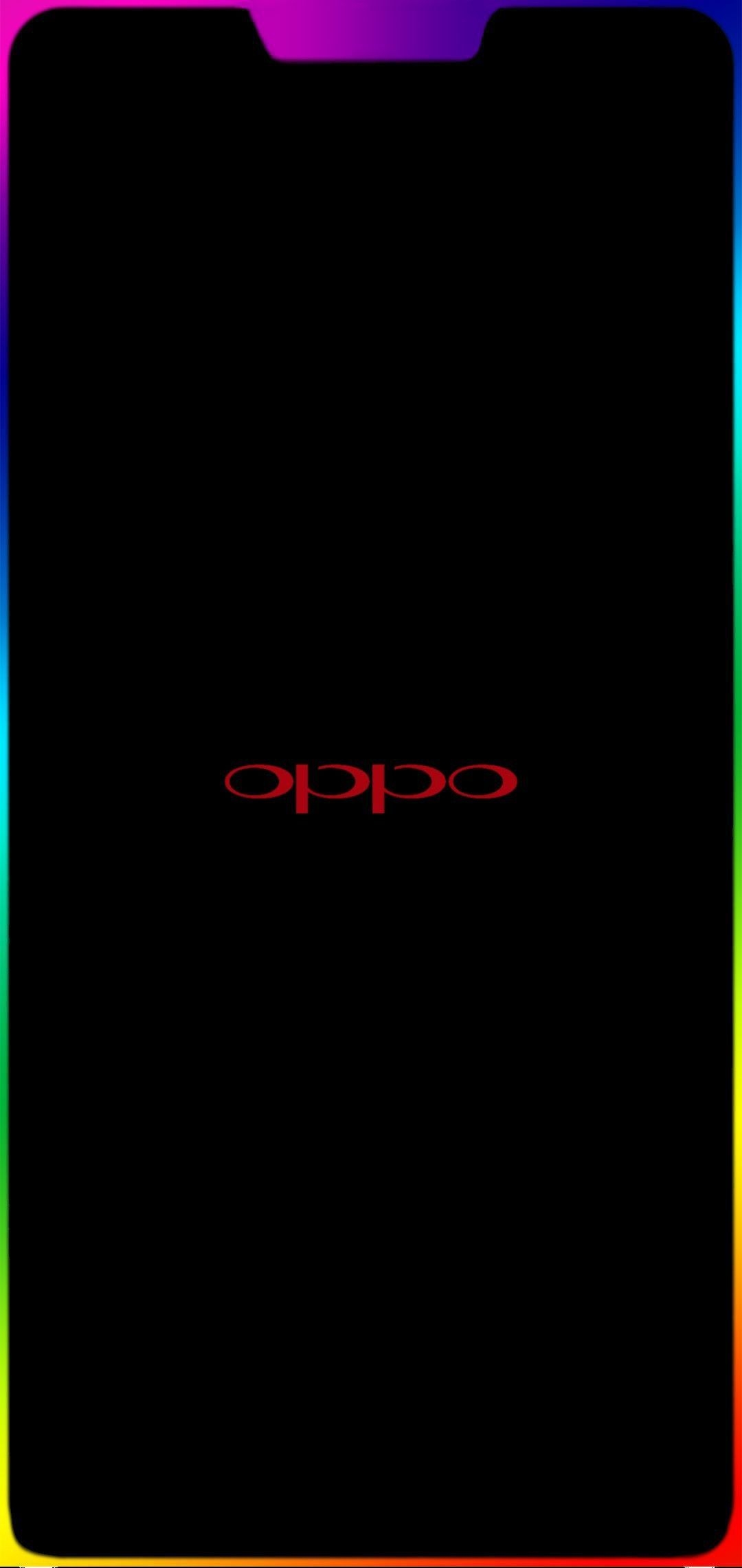 1080x2280 Oppo f7 notch border light red oppo, Phone