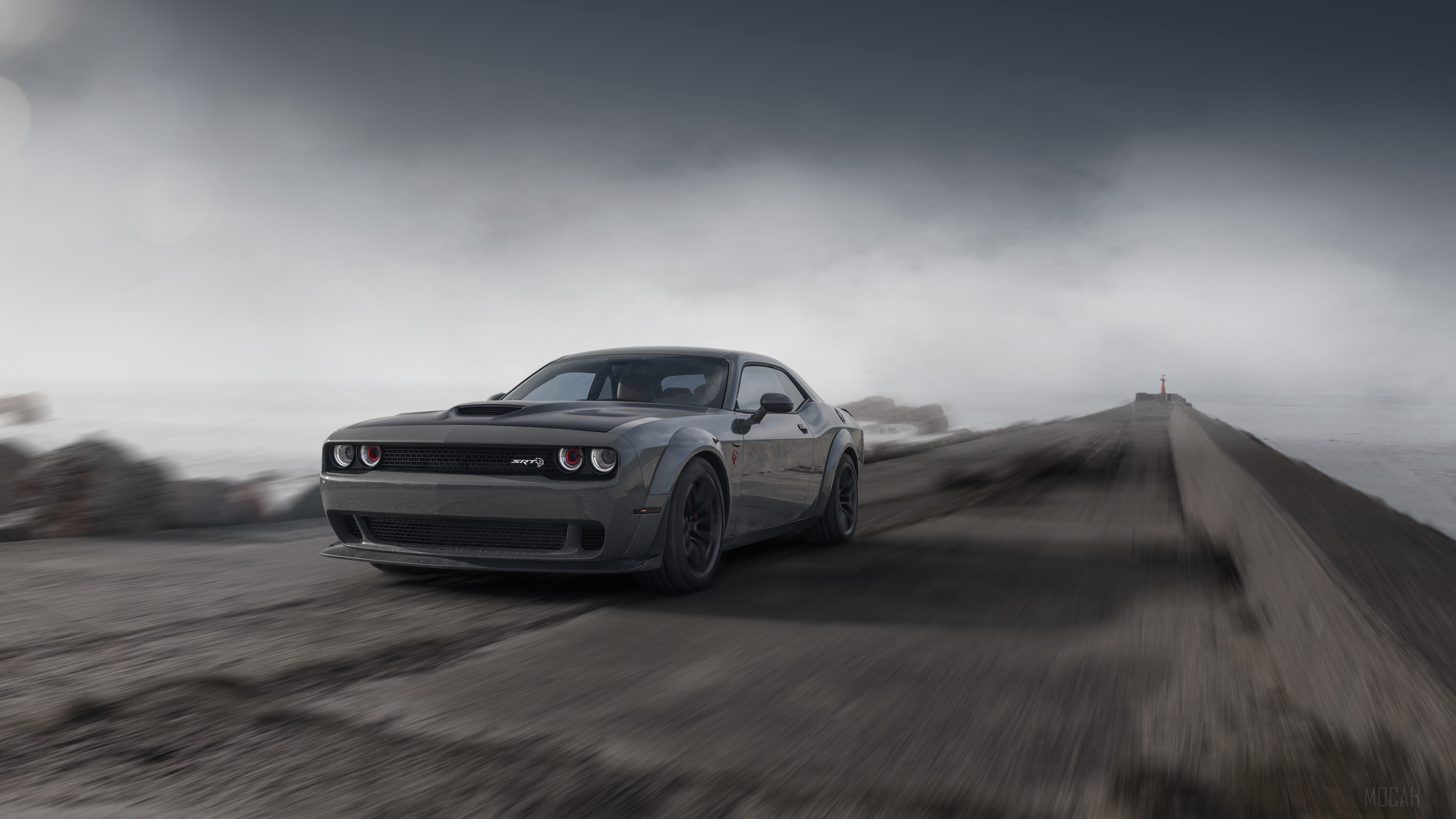 3840x2160 Dodge Challenger Demon SRT Front 4k Gallery HD Wallpaper, Desktop