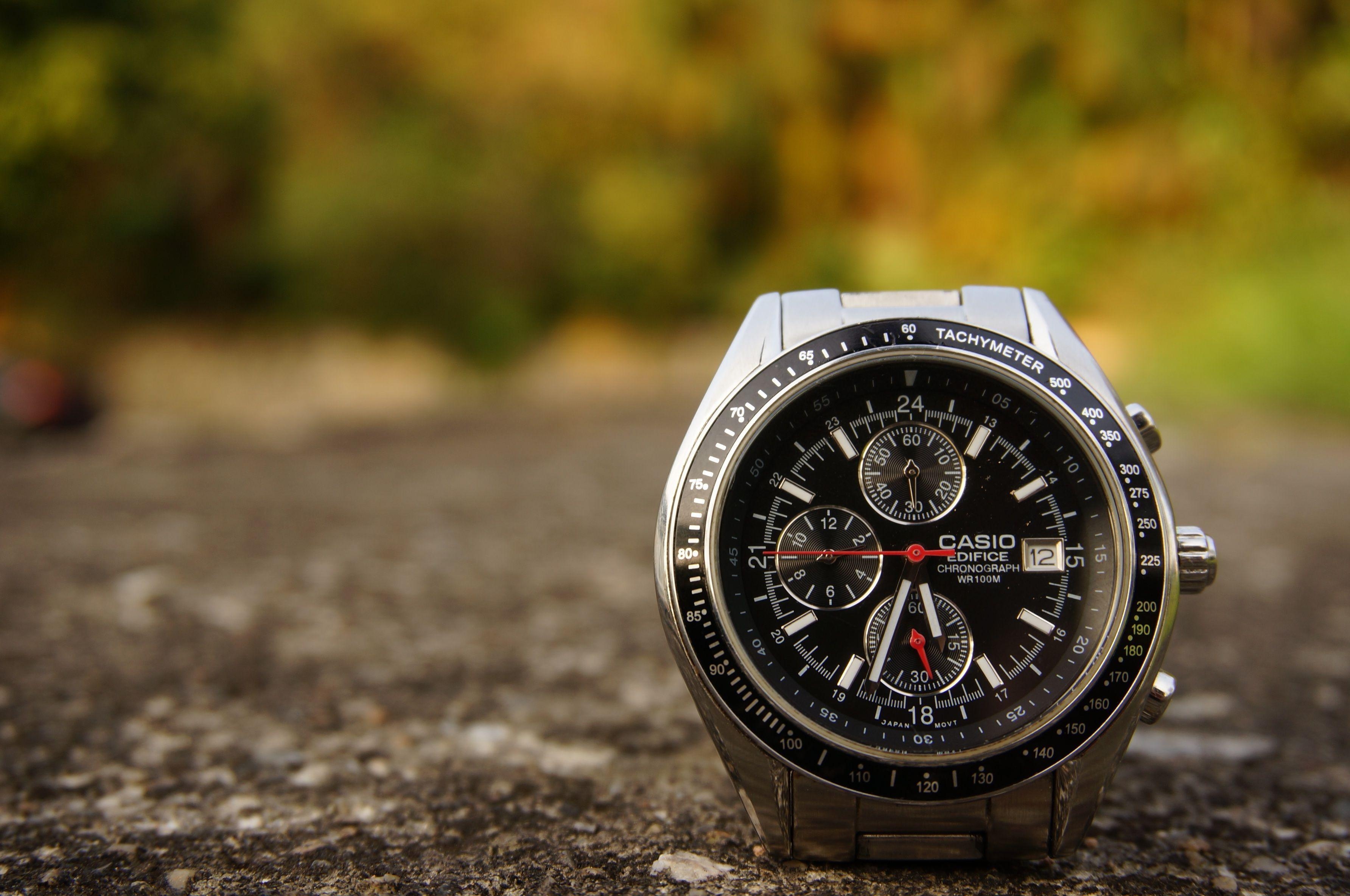 3570x2370 Casio Edifice Chronograph Mans Watch Computer Wallpaper, Desktop, Desktop