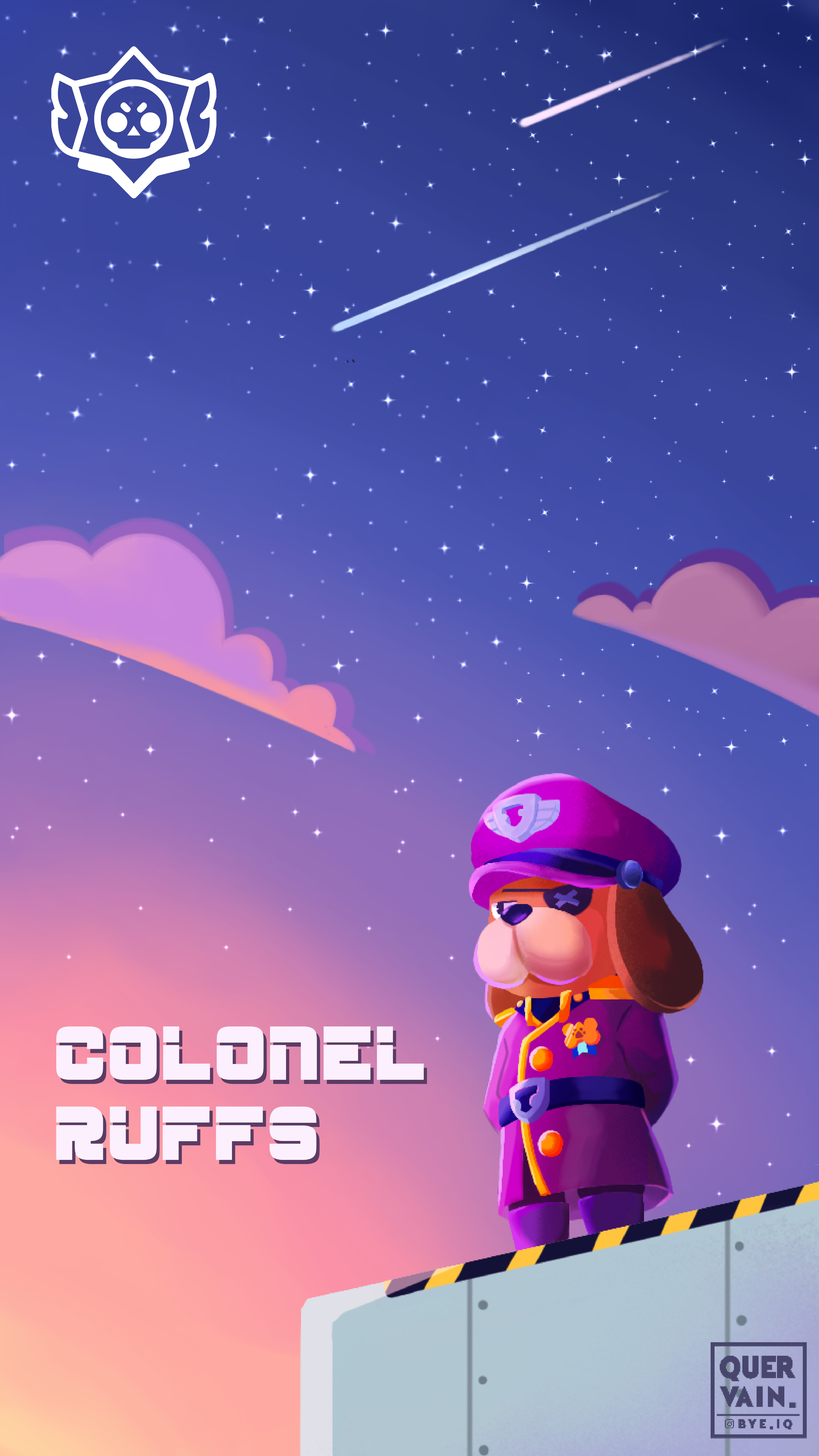 3340x5930 Colonel Ruffs Wallpaper! (Redraw from Brawl Stars official post), Phone