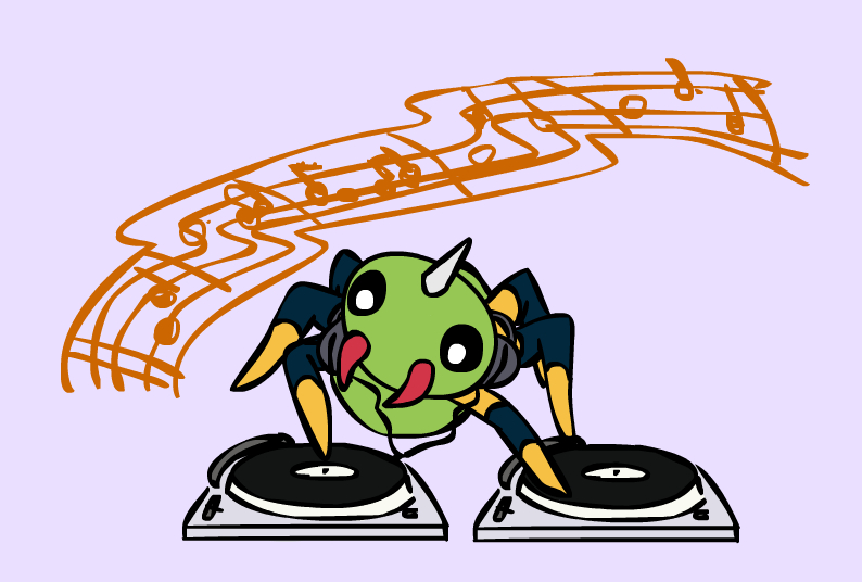 800x540 Spinarak DJ by sunnyfish. DJ HD Wallpaper, Desktop