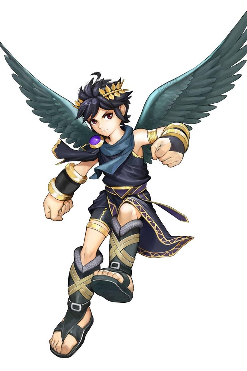 840x1250 Kid Icarus Dark Pit Wallpaper, Phone