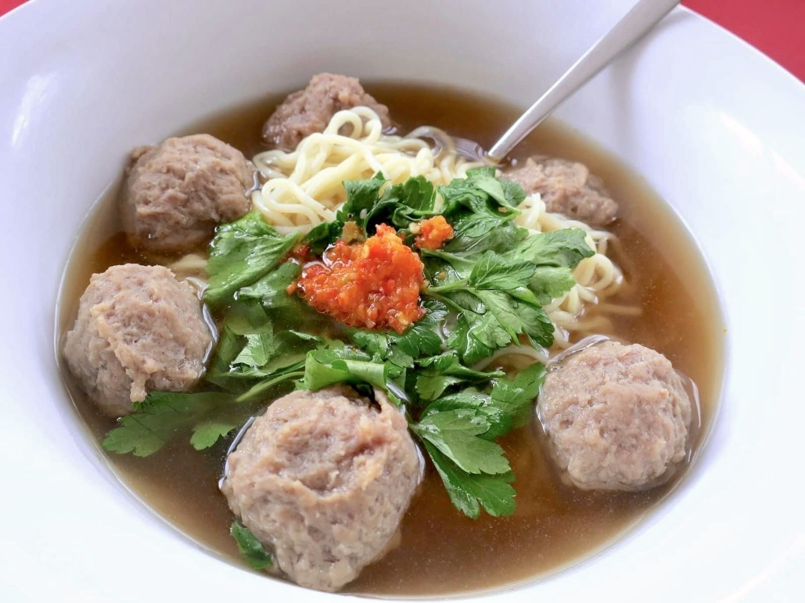 1600x1200 Mie Bakso (Indonesian Meatball Soup with Noodle & Veggie) Community of New England, Inc, Desktop