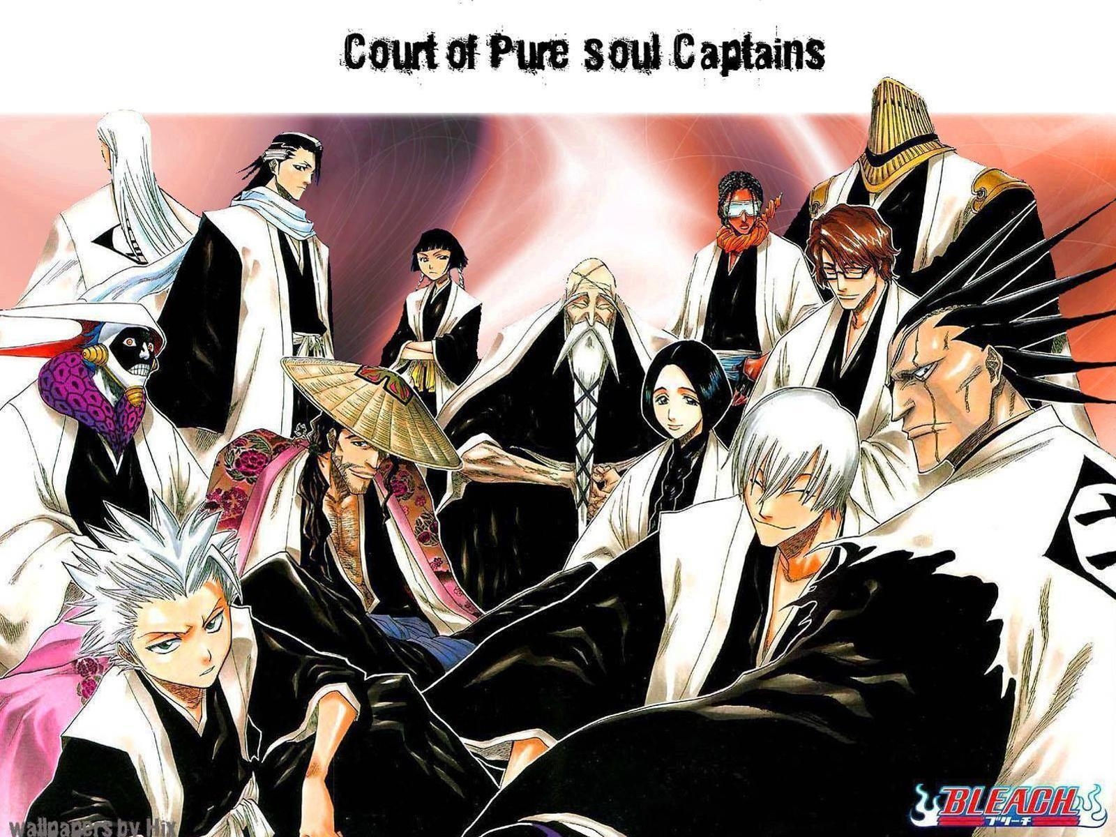 1600x1200 Bleach Captains Wallpaper. Bleach. Bleach captains, Bleach anime, Desktop