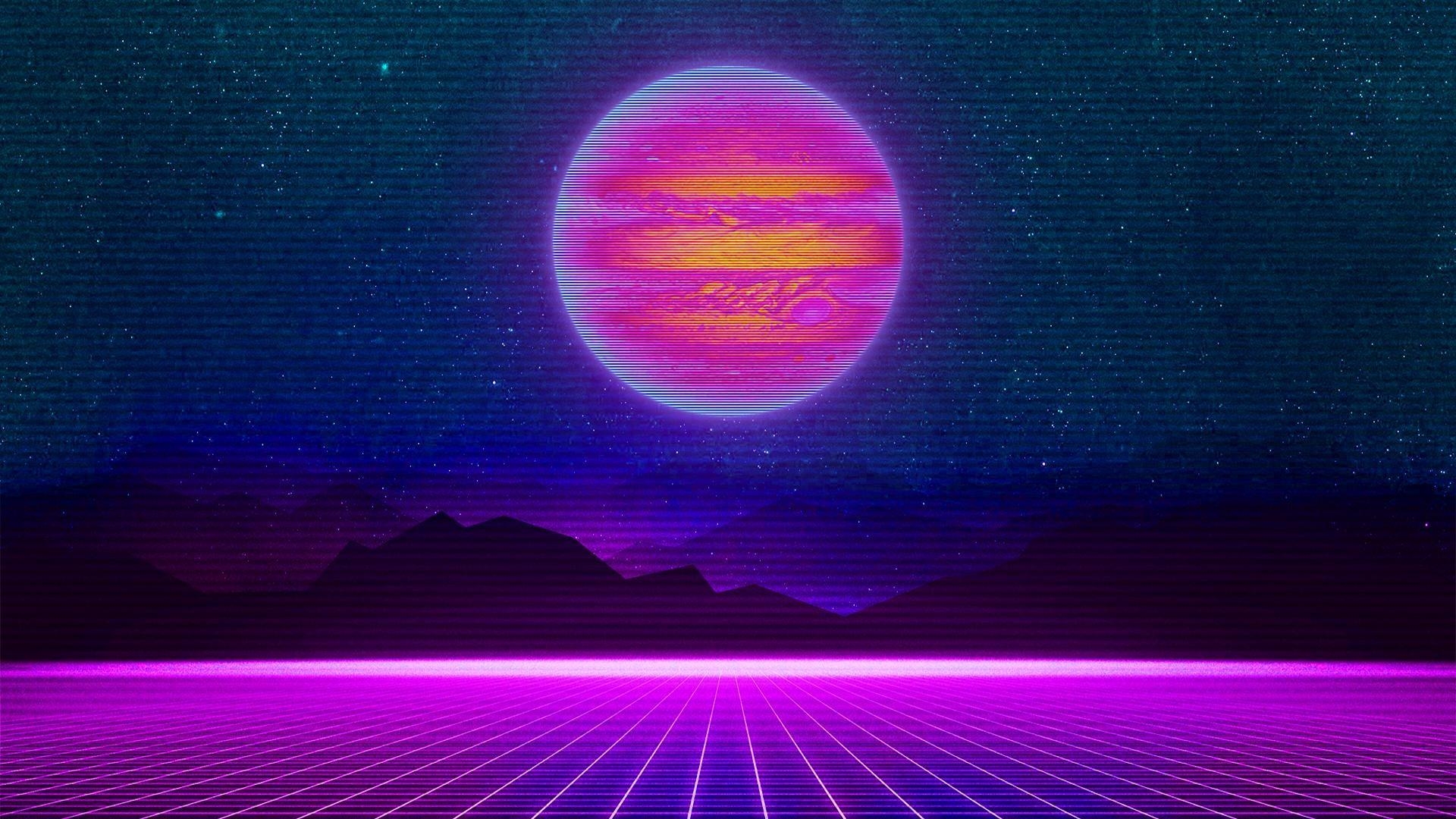 1920x1080 Synthwave Wallpaper, Desktop