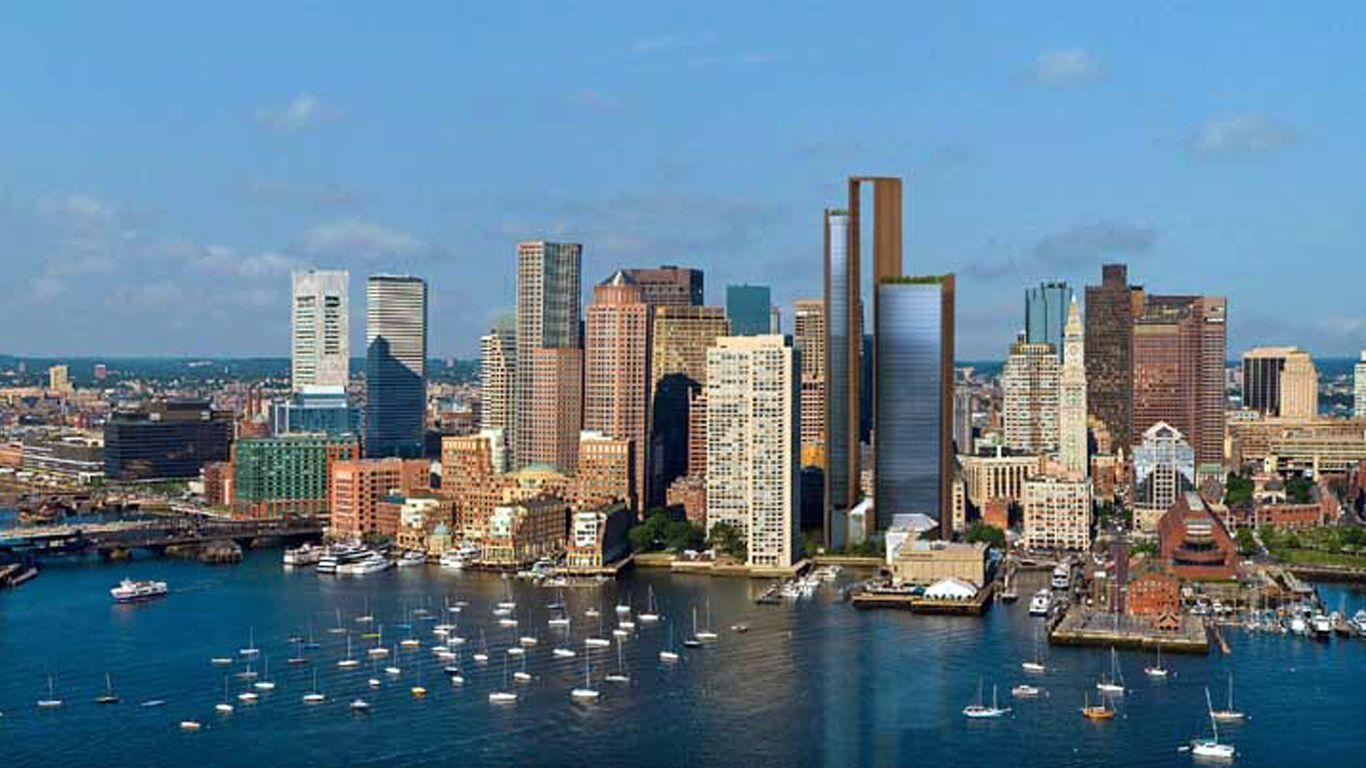 1370x770 Boston Cityscape Wallpaper. related wallpaper wallpaper size, Desktop