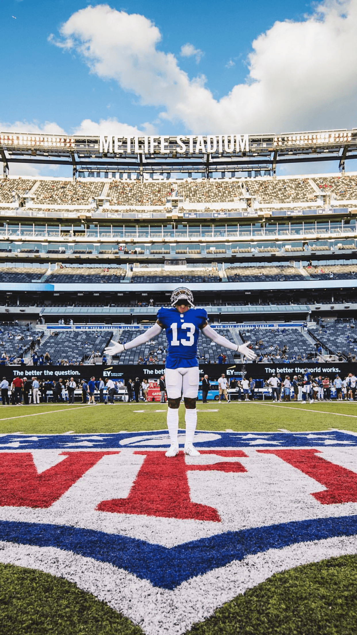 1250x2210 Odell Beckham Jr OBJ Repost By Pulseroll the leaders in Vibrating training & recovery products.. Odell beckham jr wallpaper, Odell beckham jr, Beckham jr, Phone