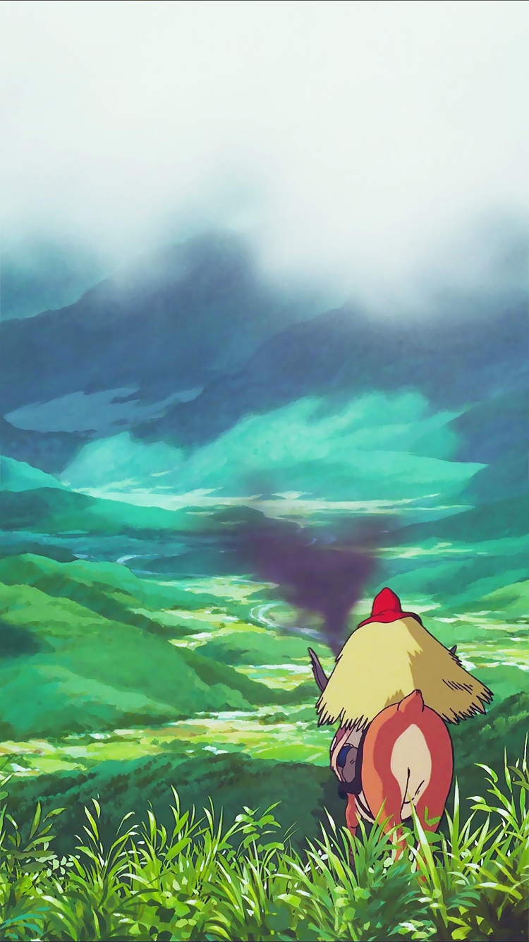 750x1340 Princess Mononoke Phone Background Mononoke foto, Phone