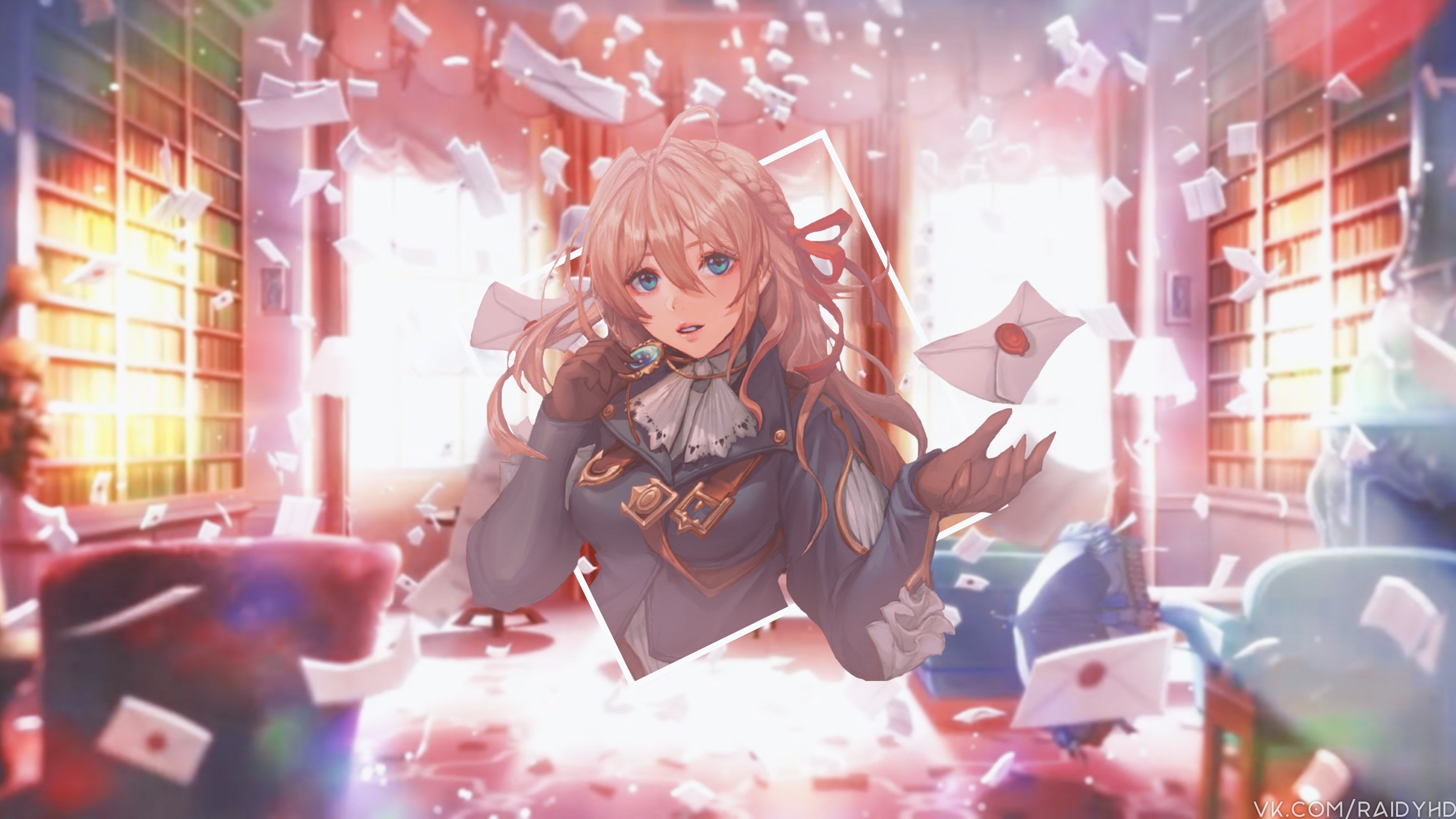 3840x2160 Wallpaper Anime Violet Evergarden HD, Desktop