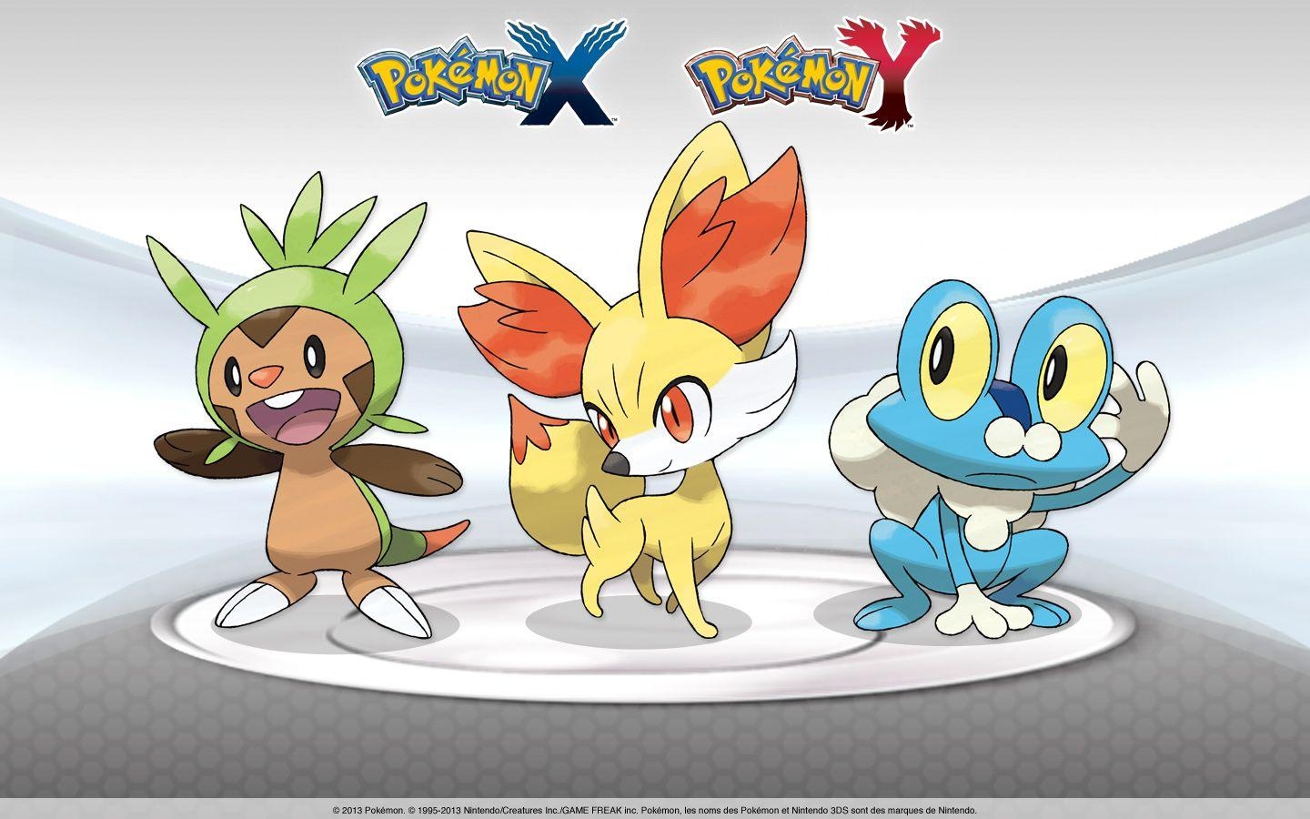 1440x900 Chespin Fennekin Froakie X And Y. Wallpaper, Desktop