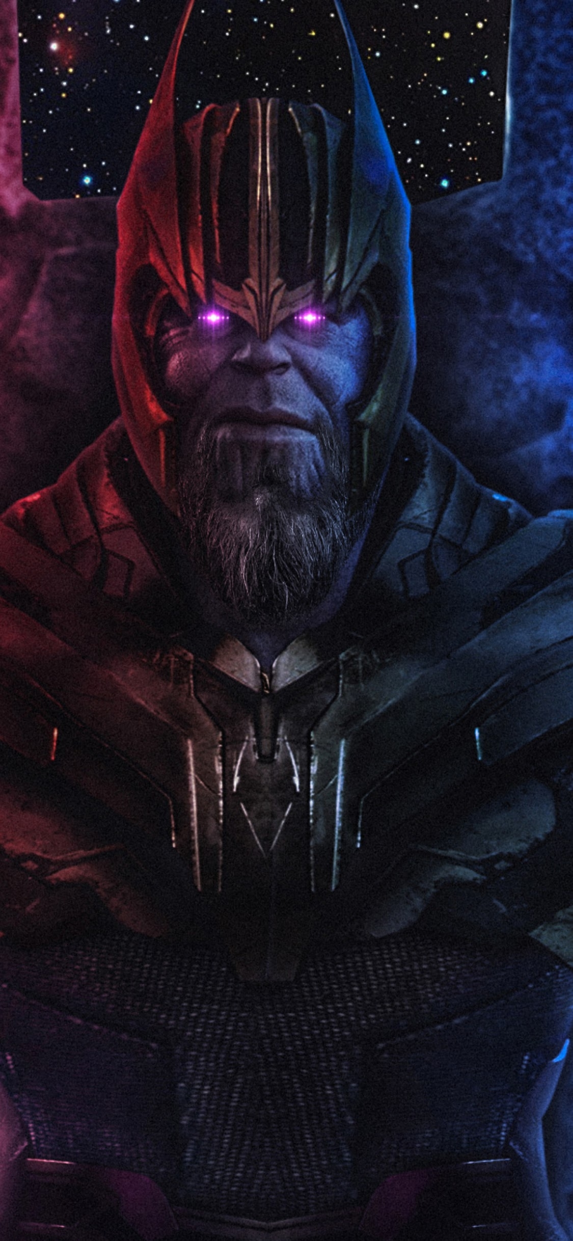 1130x2440 Thanos Infinity Gauntlet 4K Wallpaper, Phone