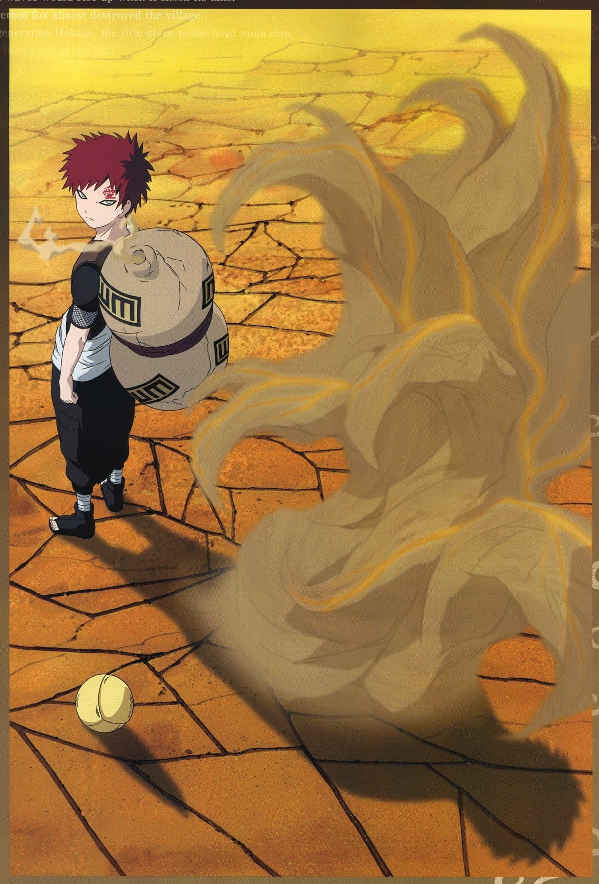 1230x1800 Naruto Shippuden Gaara of Desert illustration, Naruto Shippuuden, Phone