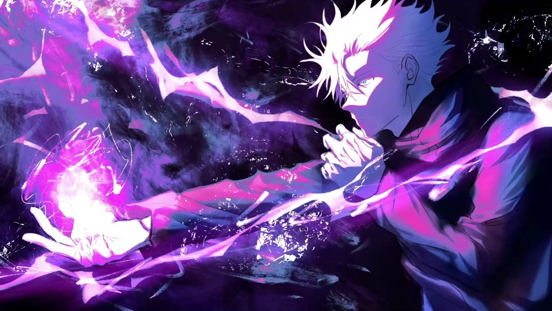 1920x1080 Gojo Satoru Hollow Purple Jujutsu, Desktop