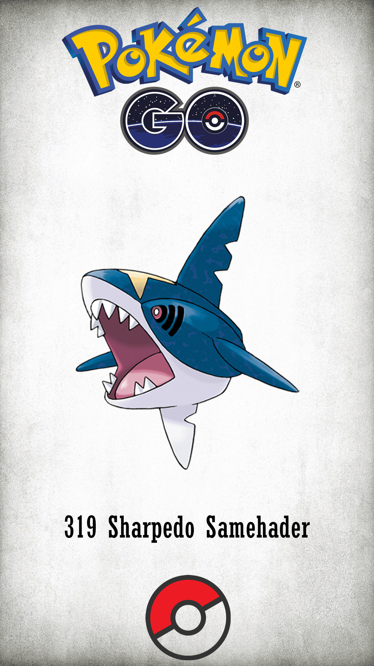 1250x2210 Character Sharpedo Samehader, Phone