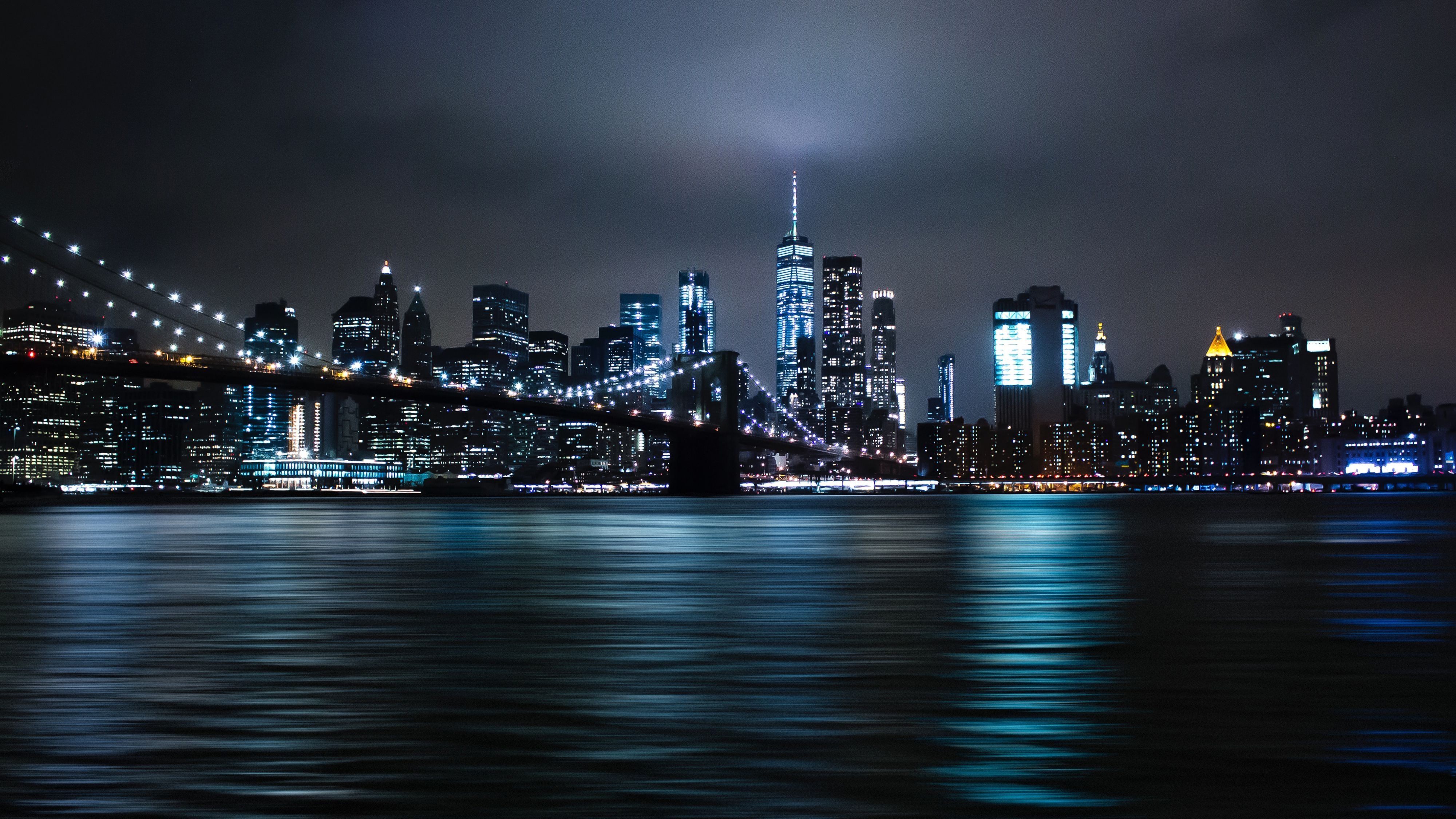 4000x2250 4K New York City Night Wallpaper Free 4K New York City Night Background, Desktop